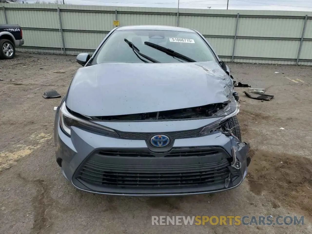 5 fotografías del automóvil dañado JTDBCMFE2PJ007594 TOYOTA COROLLA 2023