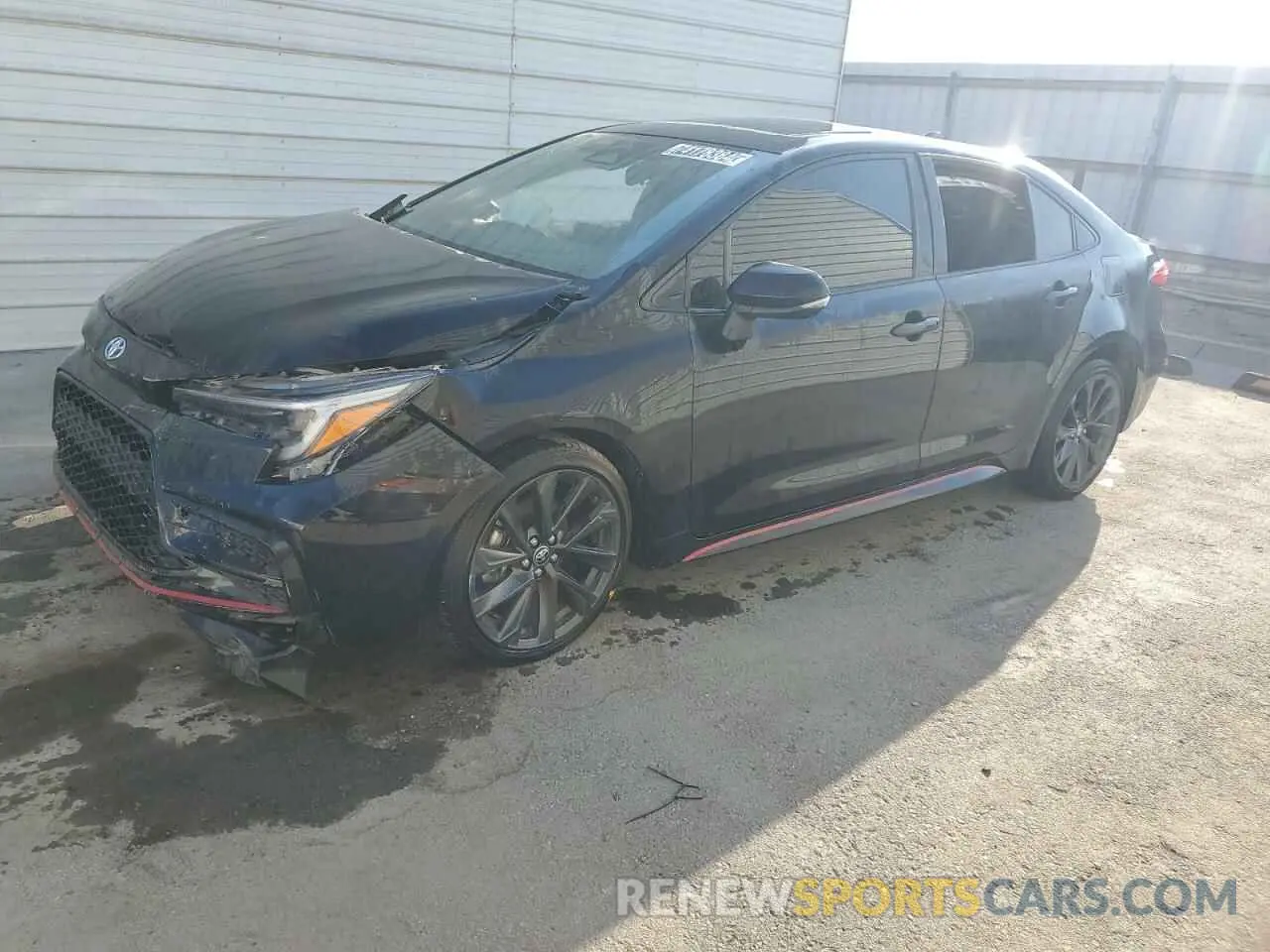 1 fotografías del automóvil dañado JTDBCMFE2PJ007966 TOYOTA COROLLA 2023