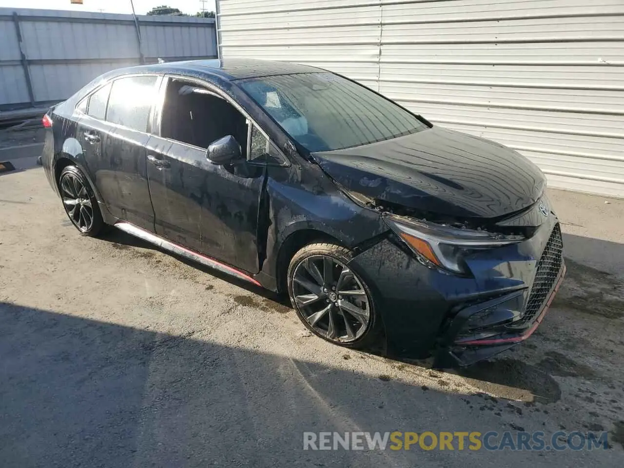 4 fotografías del automóvil dañado JTDBCMFE2PJ007966 TOYOTA COROLLA 2023