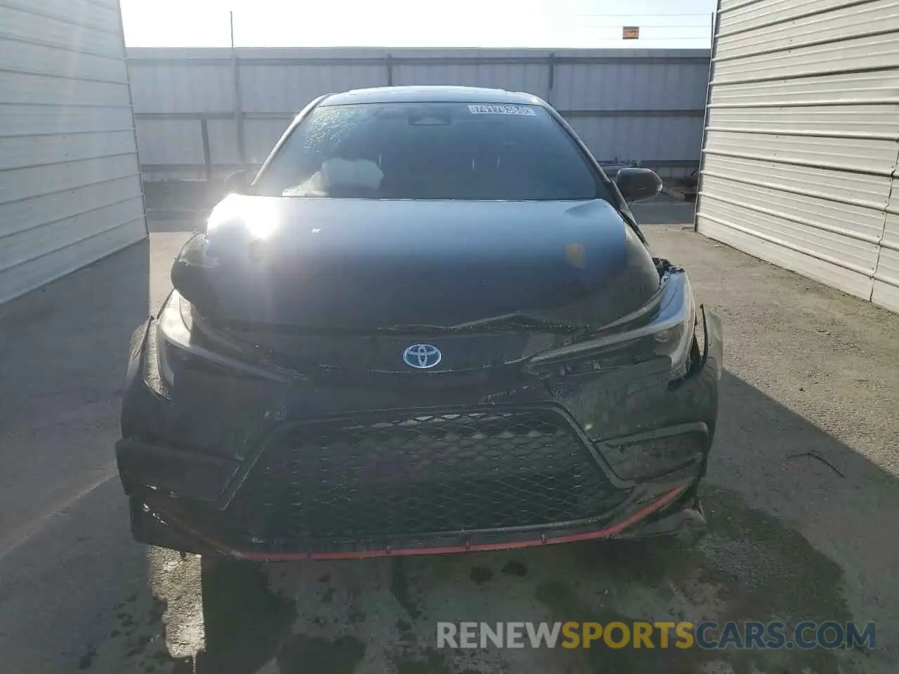 5 fotografías del automóvil dañado JTDBCMFE2PJ007966 TOYOTA COROLLA 2023