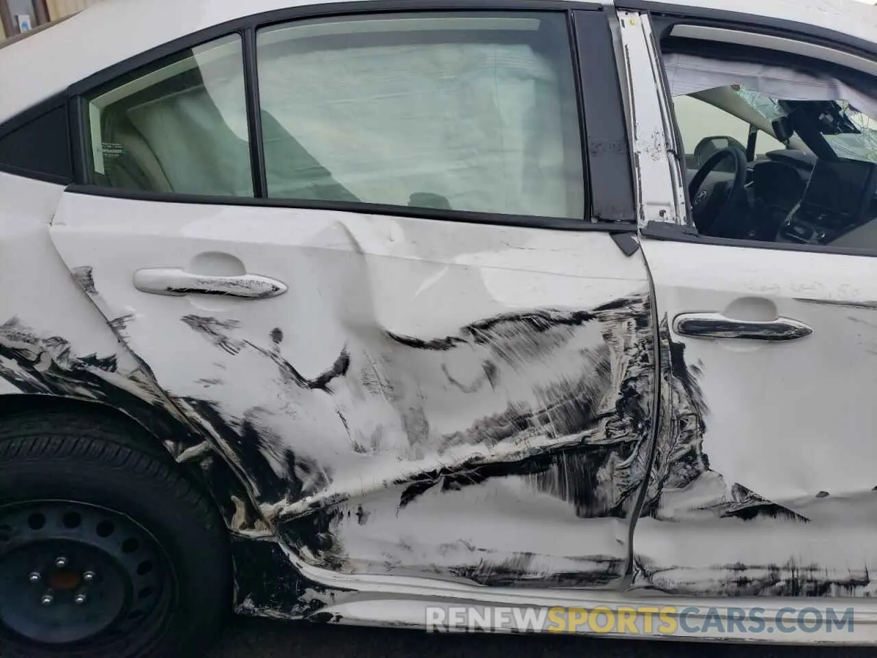 10 fotografías del automóvil dañado JTDBCMFE2PJ008048 TOYOTA COROLLA 2023