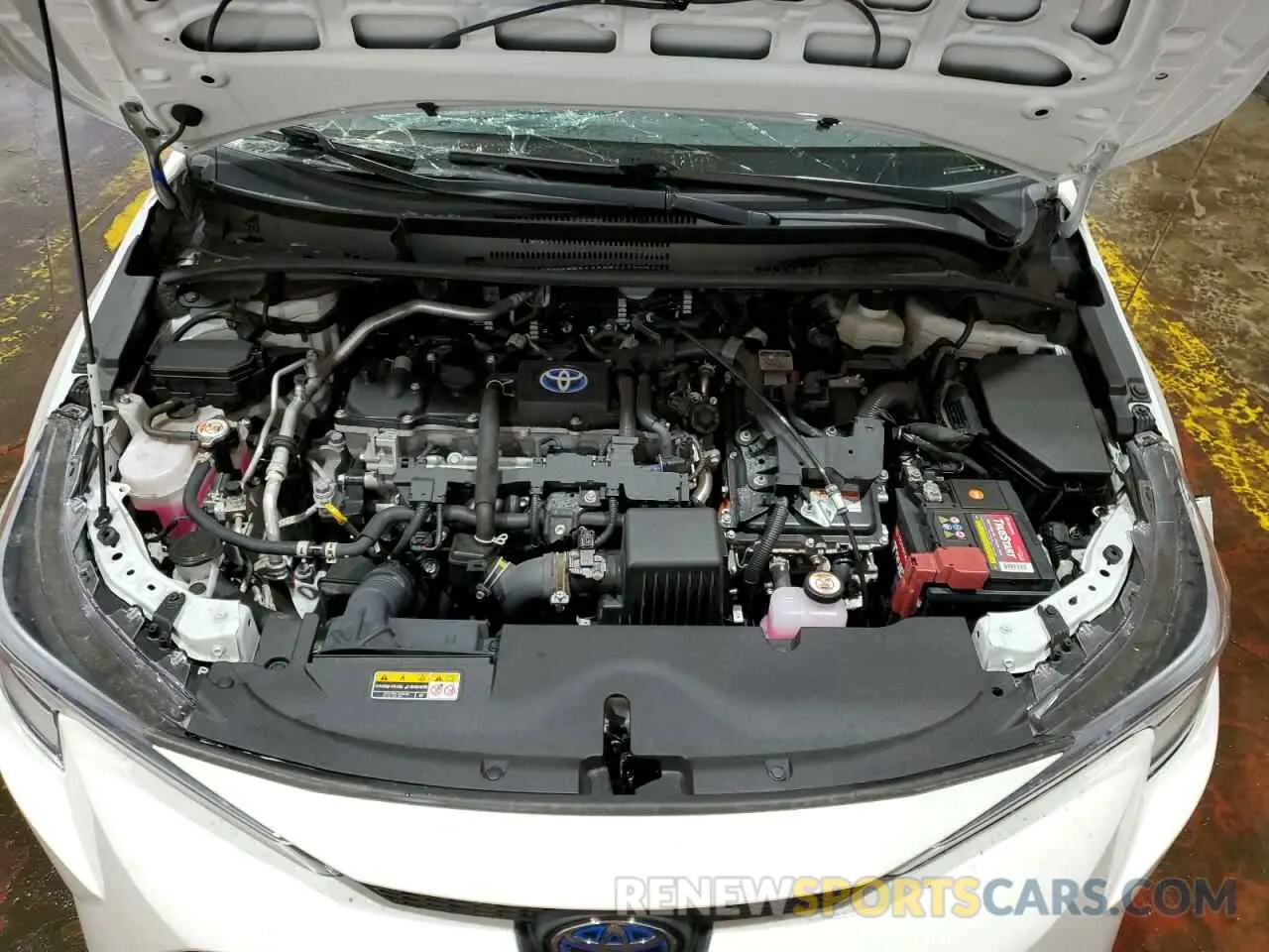 11 fotografías del automóvil dañado JTDBCMFE2PJ008048 TOYOTA COROLLA 2023