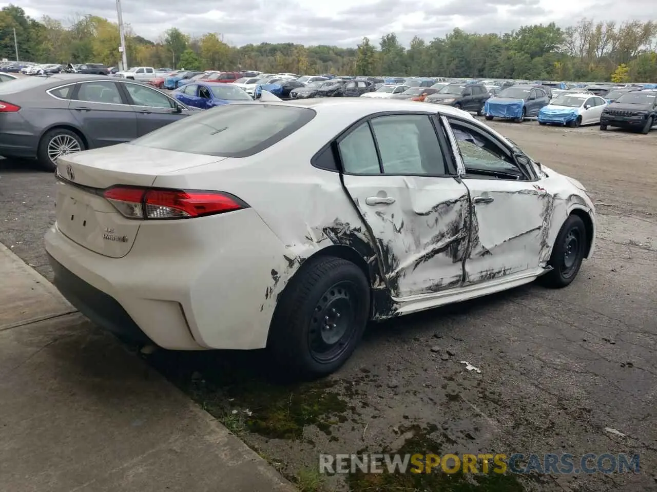 3 fotografías del automóvil dañado JTDBCMFE2PJ008048 TOYOTA COROLLA 2023