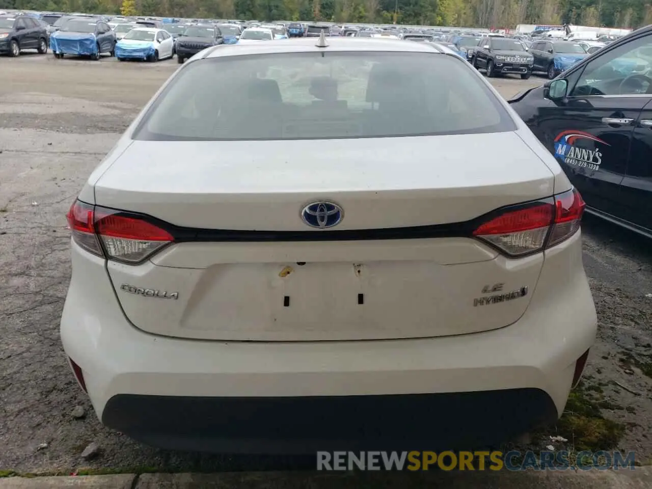 6 fotografías del automóvil dañado JTDBCMFE2PJ008048 TOYOTA COROLLA 2023