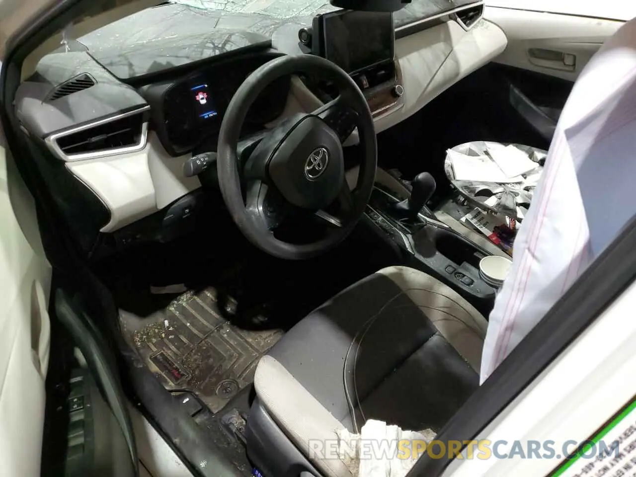 8 fotografías del automóvil dañado JTDBCMFE2PJ008048 TOYOTA COROLLA 2023