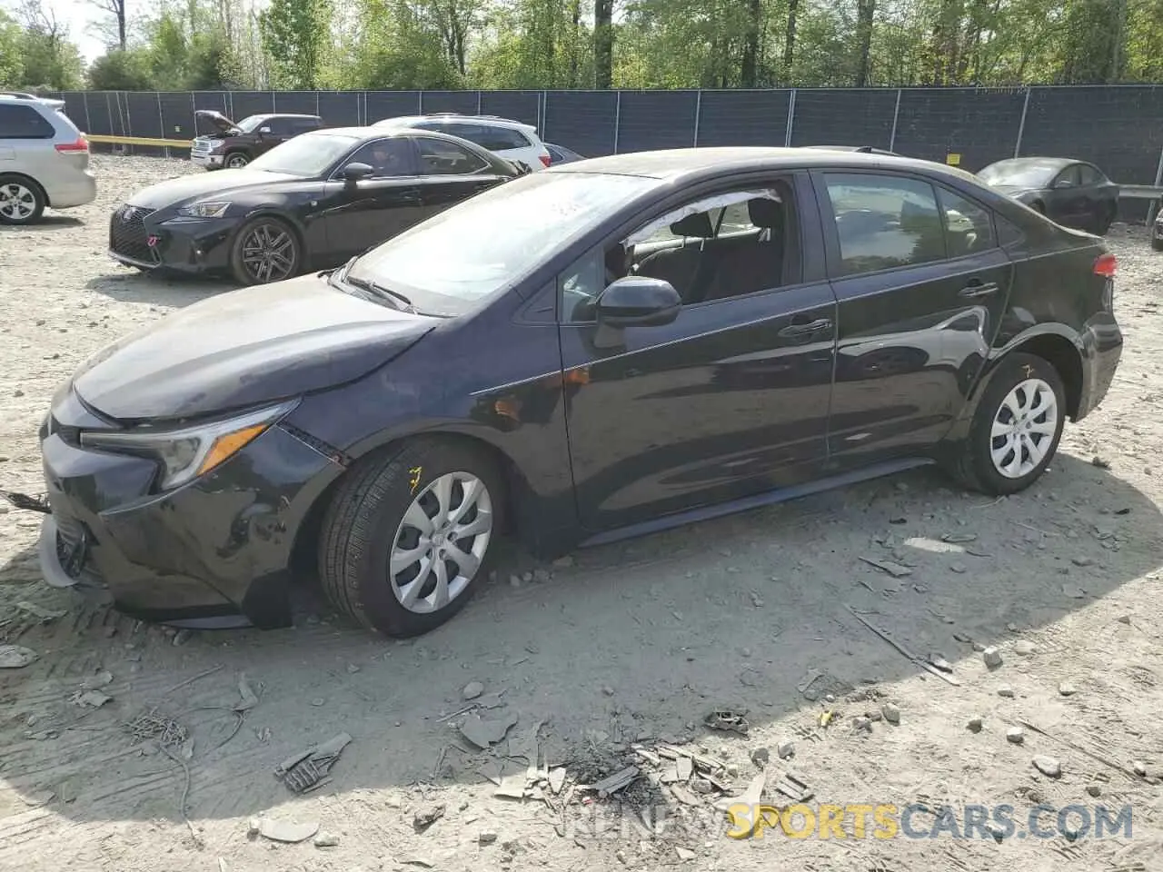 1 fotografías del automóvil dañado JTDBCMFE2PJ010995 TOYOTA COROLLA 2023