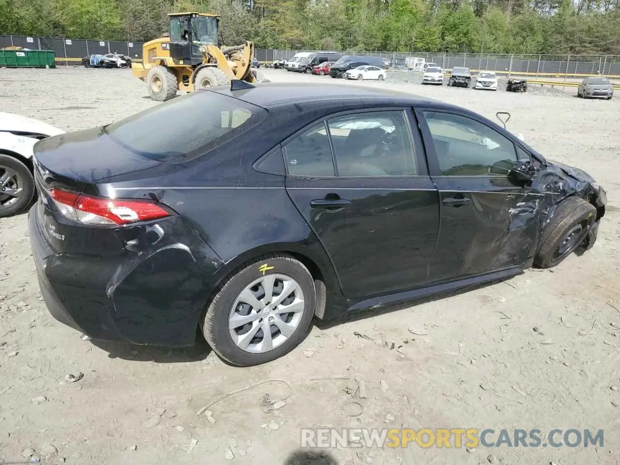 3 fotografías del automóvil dañado JTDBCMFE2PJ010995 TOYOTA COROLLA 2023