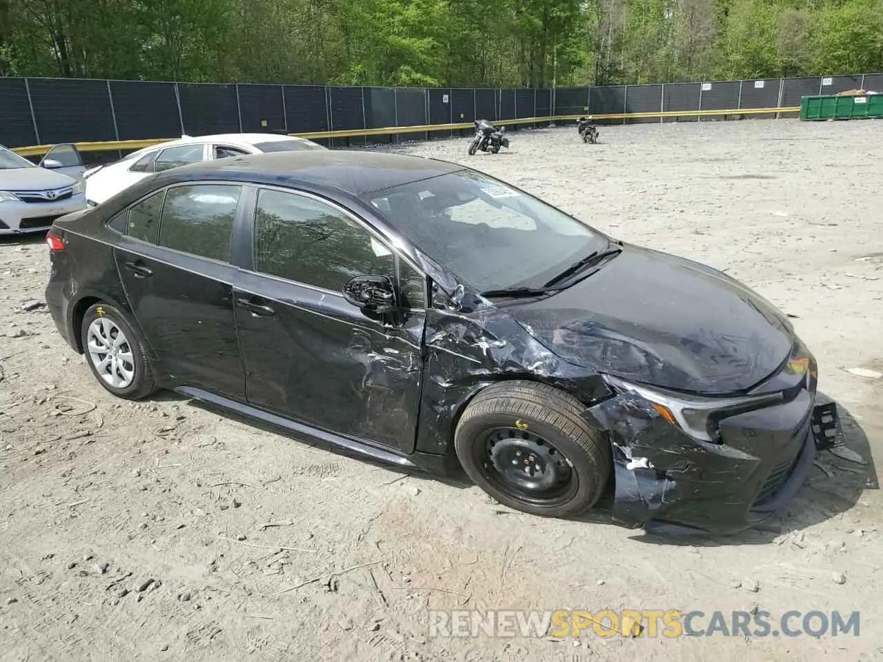 4 fotografías del automóvil dañado JTDBCMFE2PJ010995 TOYOTA COROLLA 2023