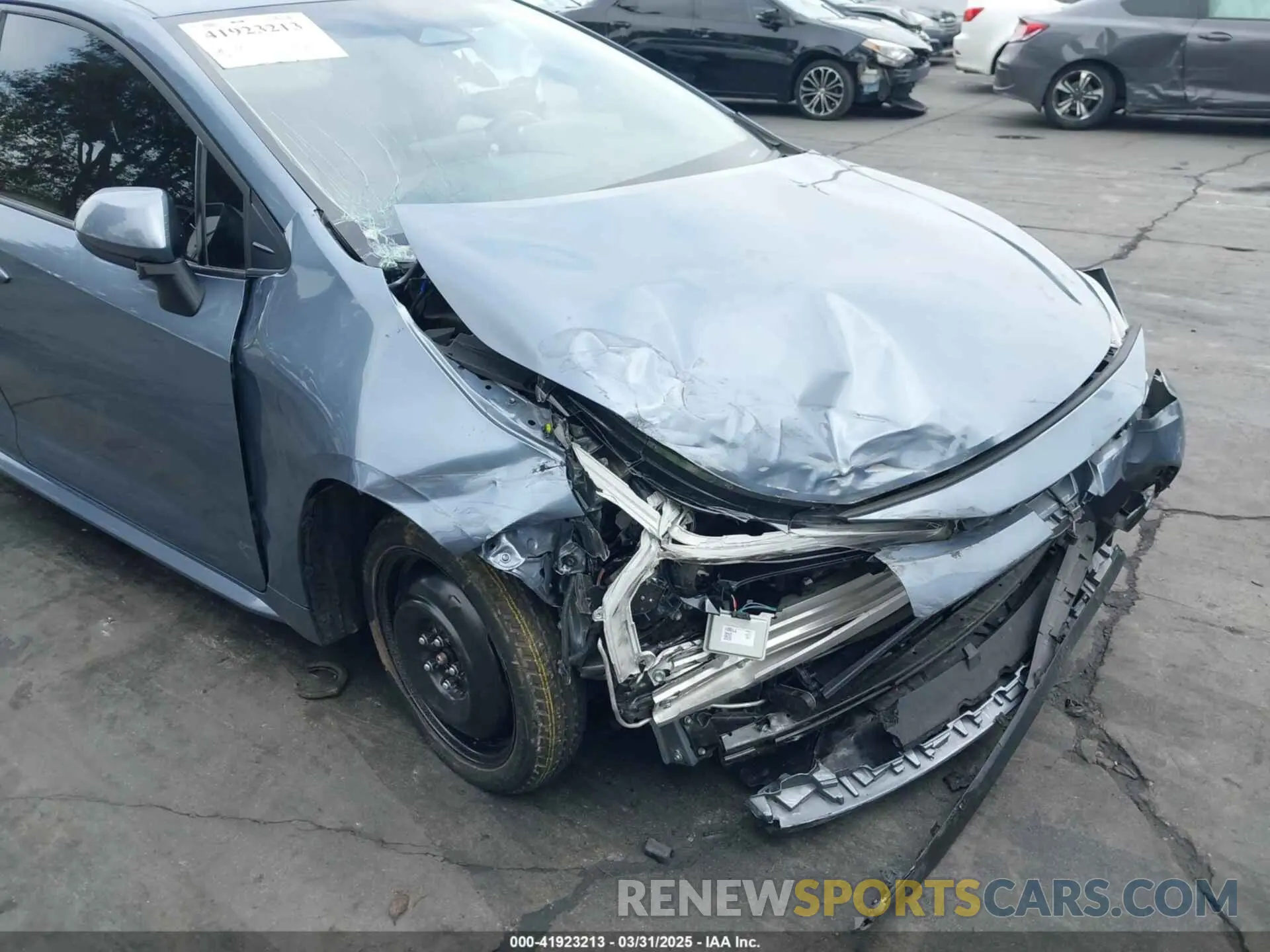 6 fotografías del automóvil dañado JTDBCMFE3P3006264 TOYOTA COROLLA 2023