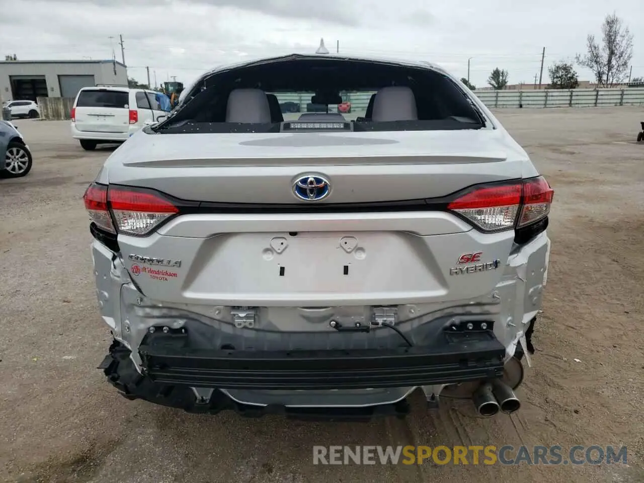 6 fotografías del automóvil dañado JTDBCMFE3P3014302 TOYOTA COROLLA 2023