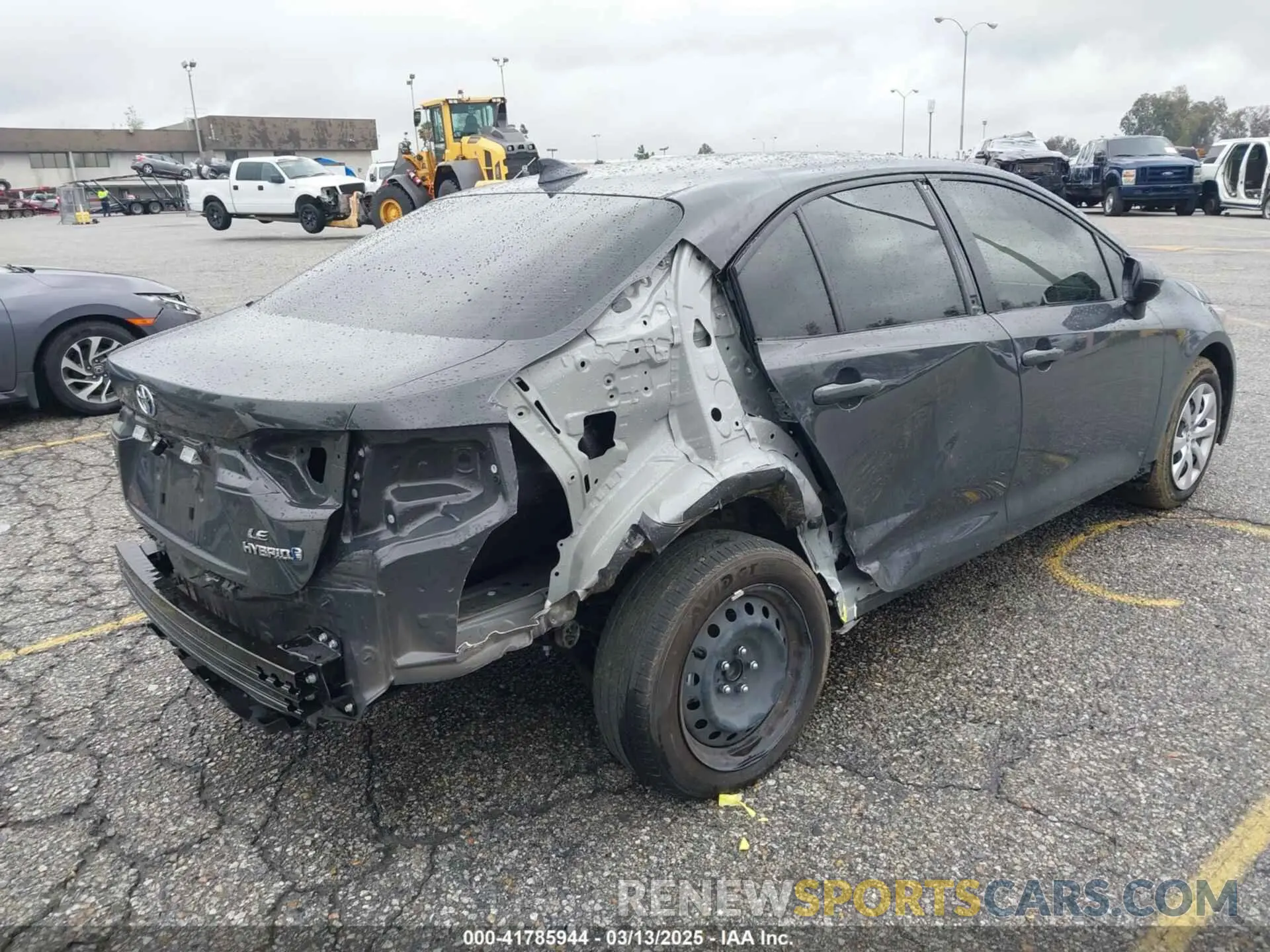 4 fotografías del automóvil dañado JTDBCMFE3P3020309 TOYOTA COROLLA 2023