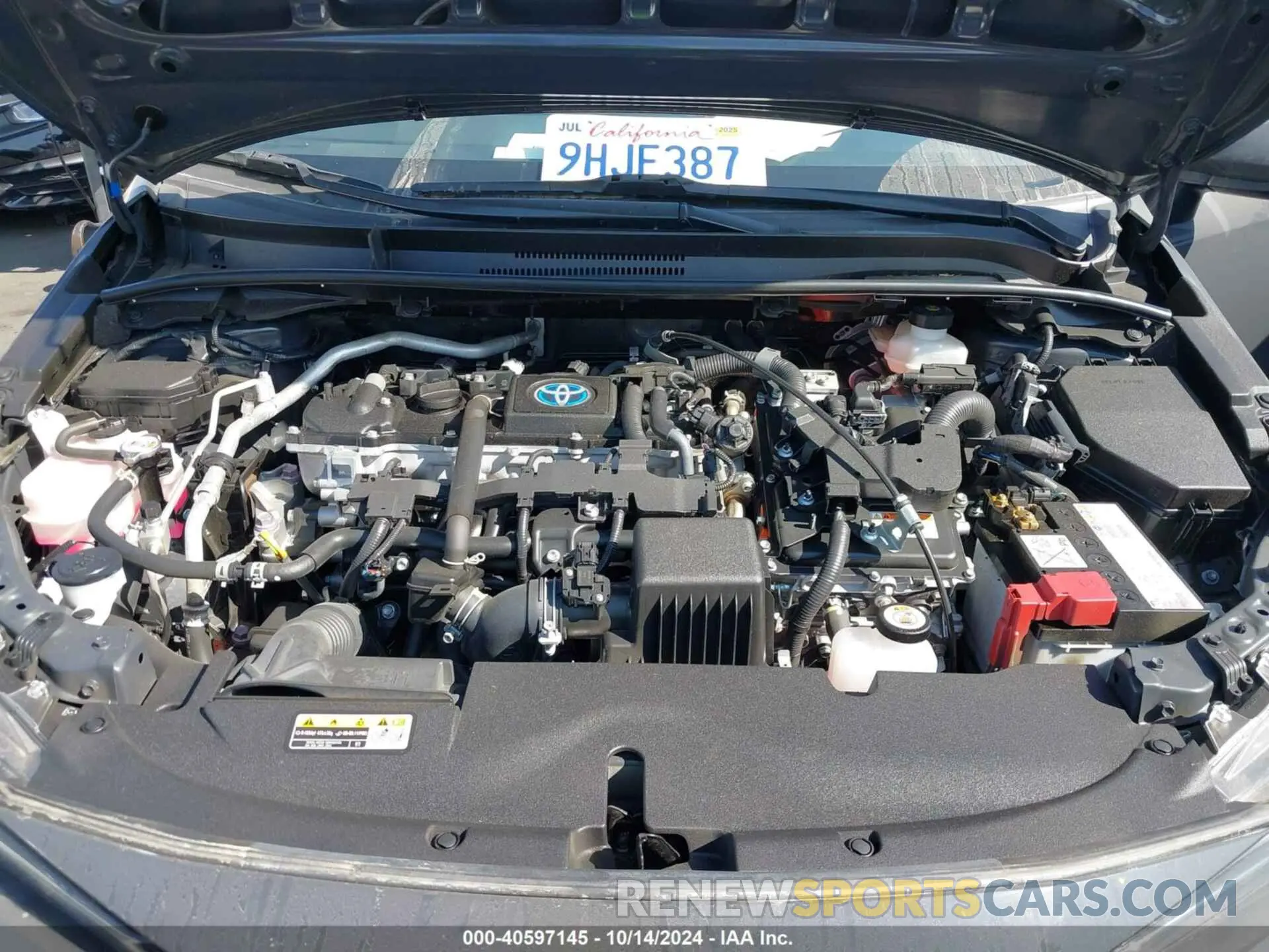 10 fotografías del automóvil dañado JTDBCMFE3P3023212 TOYOTA COROLLA 2023
