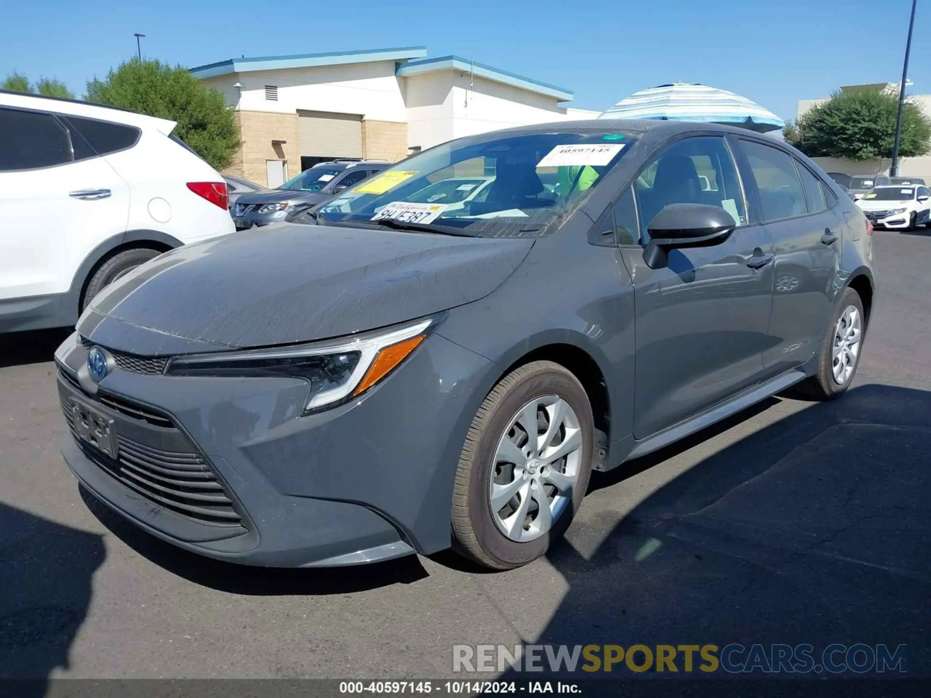 2 fotografías del automóvil dañado JTDBCMFE3P3023212 TOYOTA COROLLA 2023