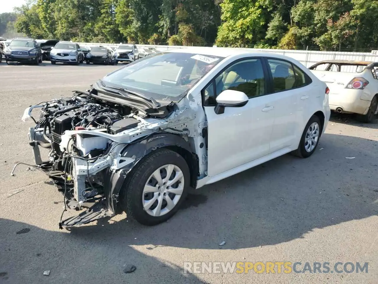 1 fotografías del automóvil dañado JTDBCMFE3PJ000489 TOYOTA COROLLA 2023