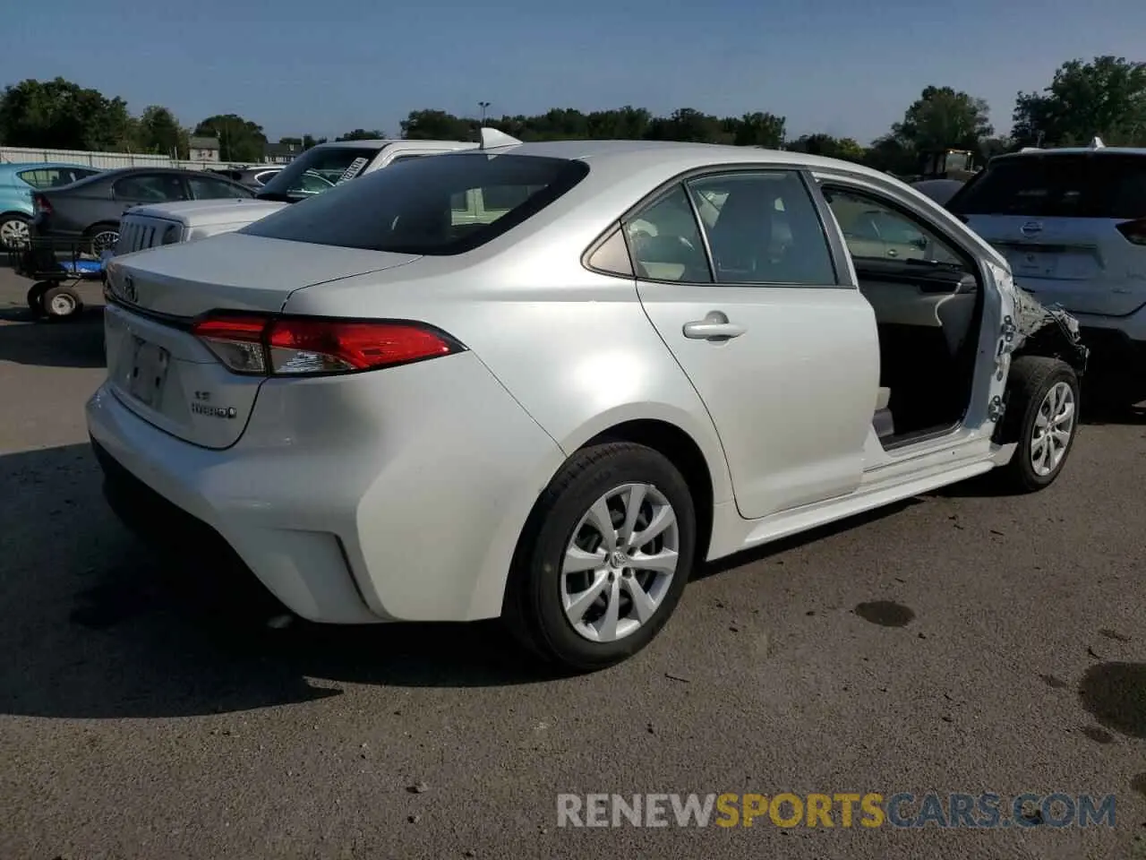 3 fotografías del automóvil dañado JTDBCMFE3PJ000489 TOYOTA COROLLA 2023