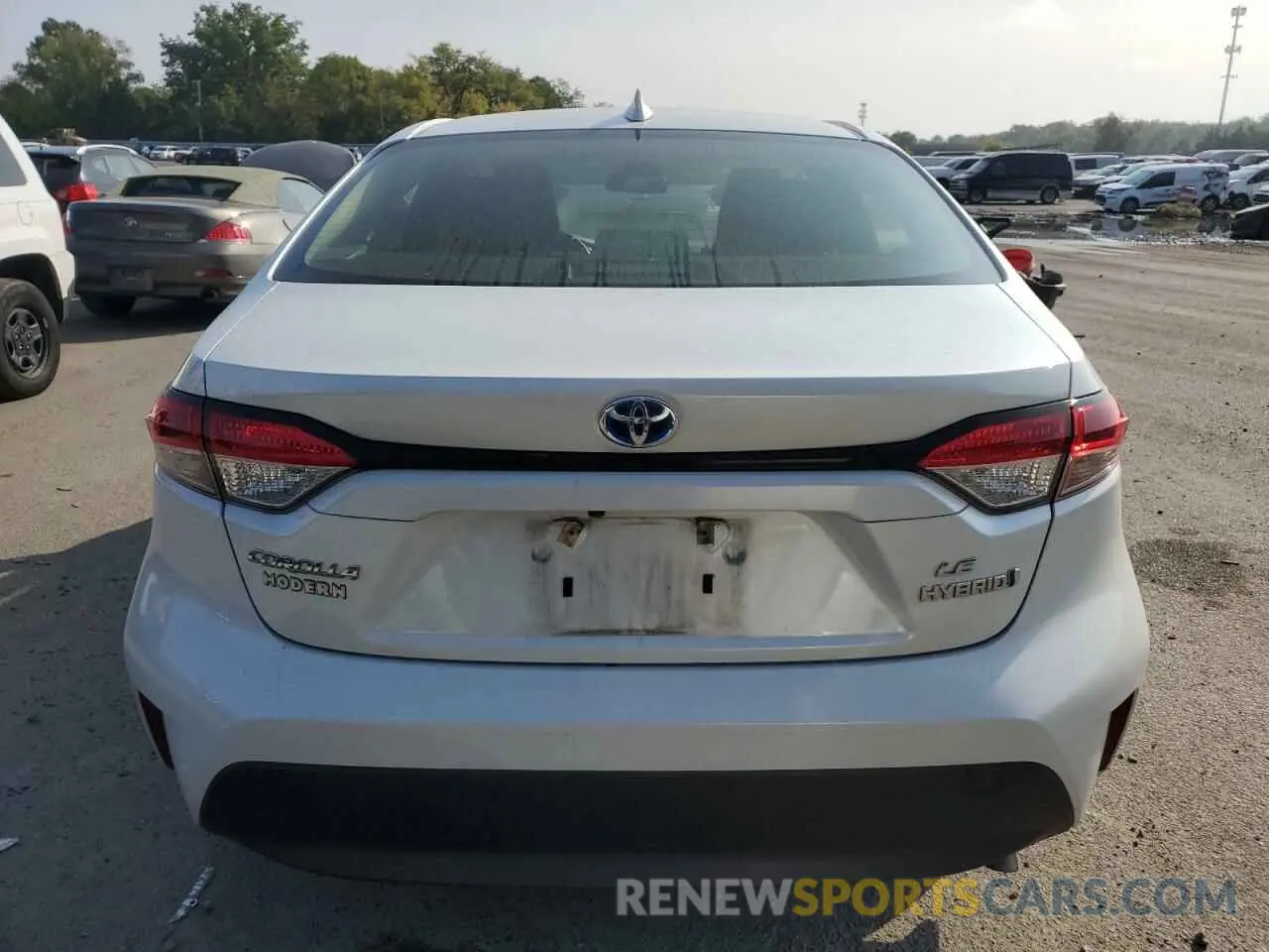 6 fotografías del automóvil dañado JTDBCMFE3PJ000489 TOYOTA COROLLA 2023