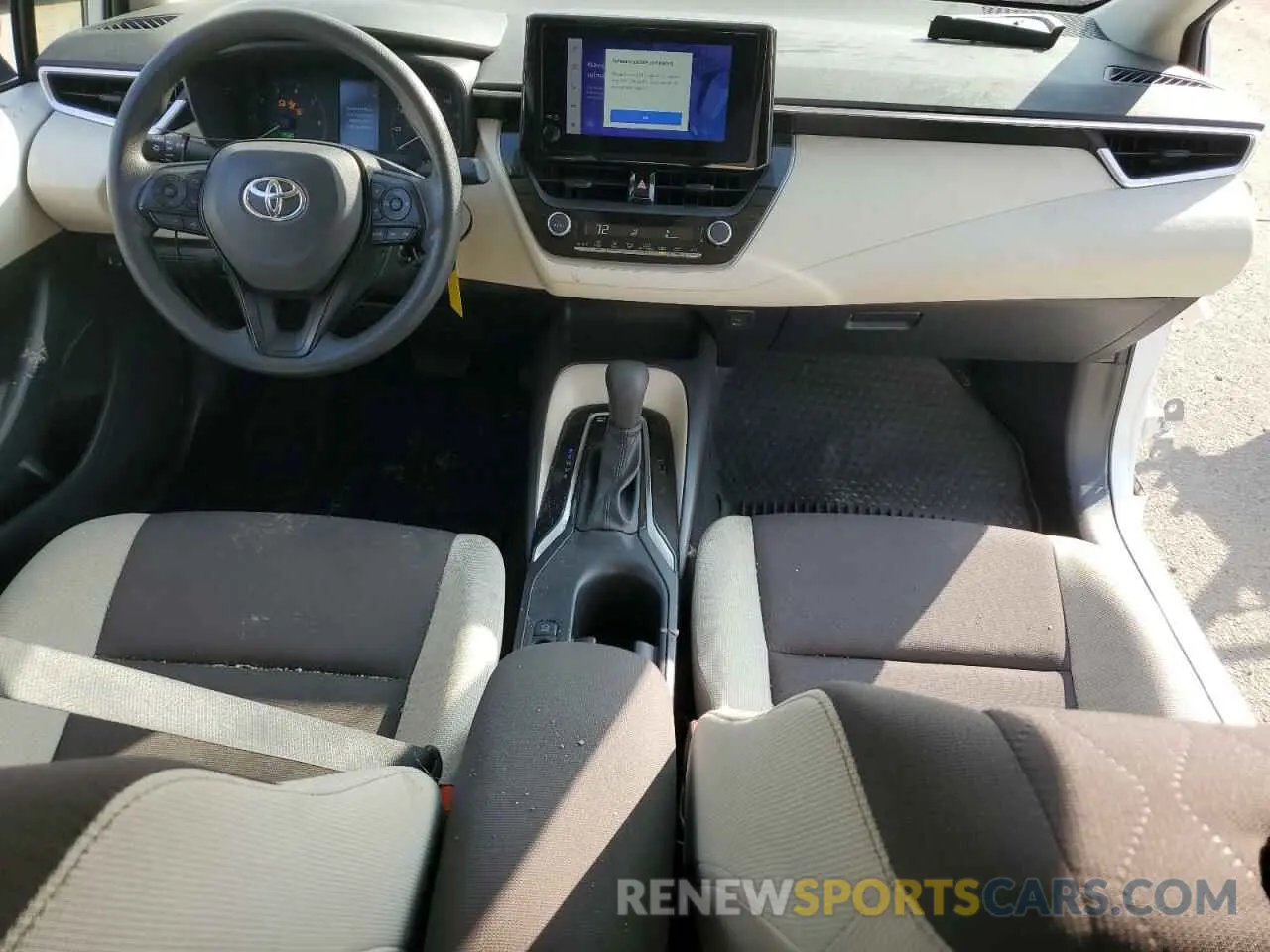 8 fotografías del automóvil dañado JTDBCMFE3PJ000489 TOYOTA COROLLA 2023
