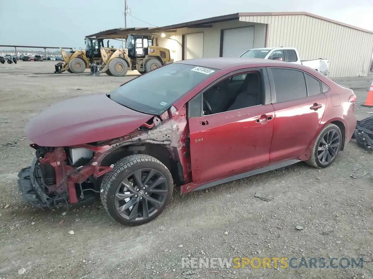1 fotografías del automóvil dañado JTDBCMFE3PJ003604 TOYOTA COROLLA 2023