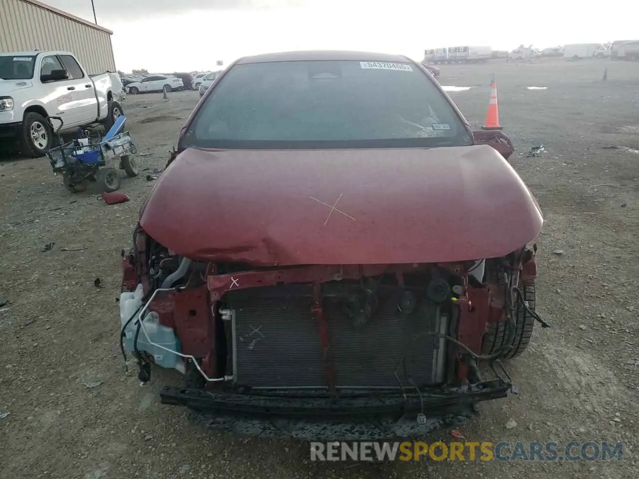 5 fotografías del automóvil dañado JTDBCMFE3PJ003604 TOYOTA COROLLA 2023