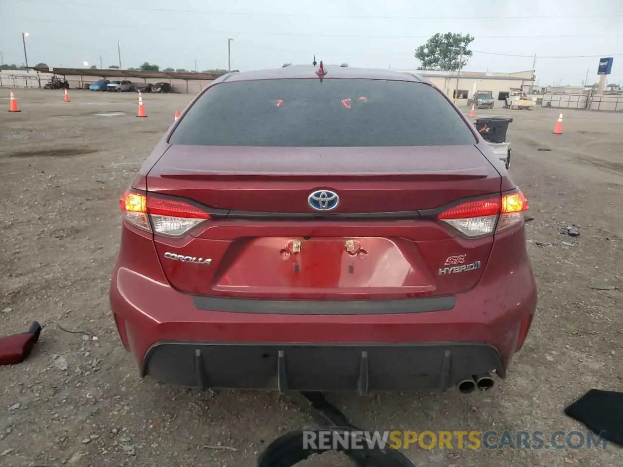 6 fotografías del automóvil dañado JTDBCMFE3PJ003604 TOYOTA COROLLA 2023