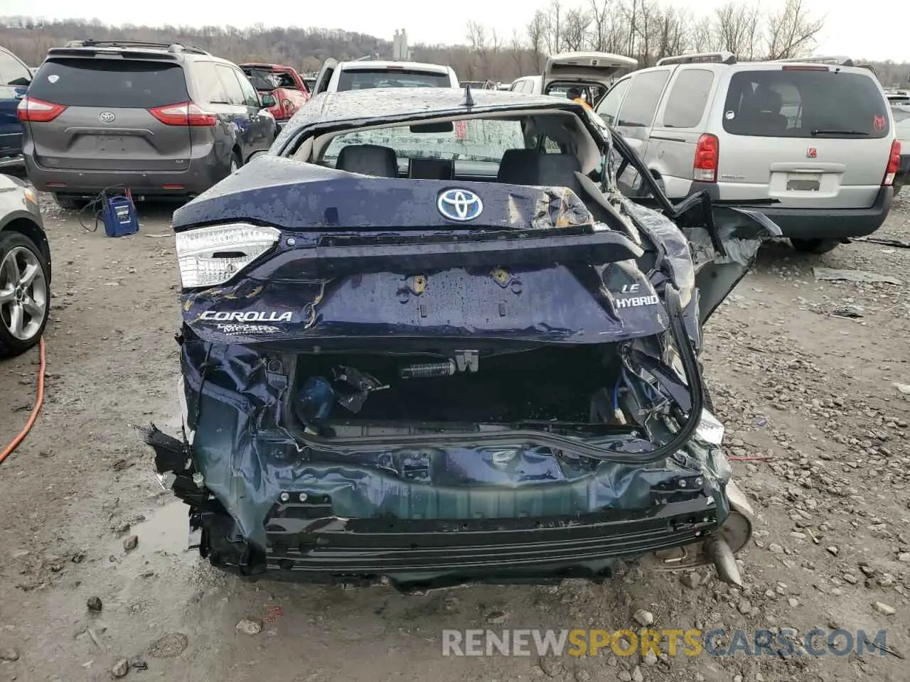 6 fotografías del automóvil dañado JTDBCMFE3PJ004946 TOYOTA COROLLA 2023