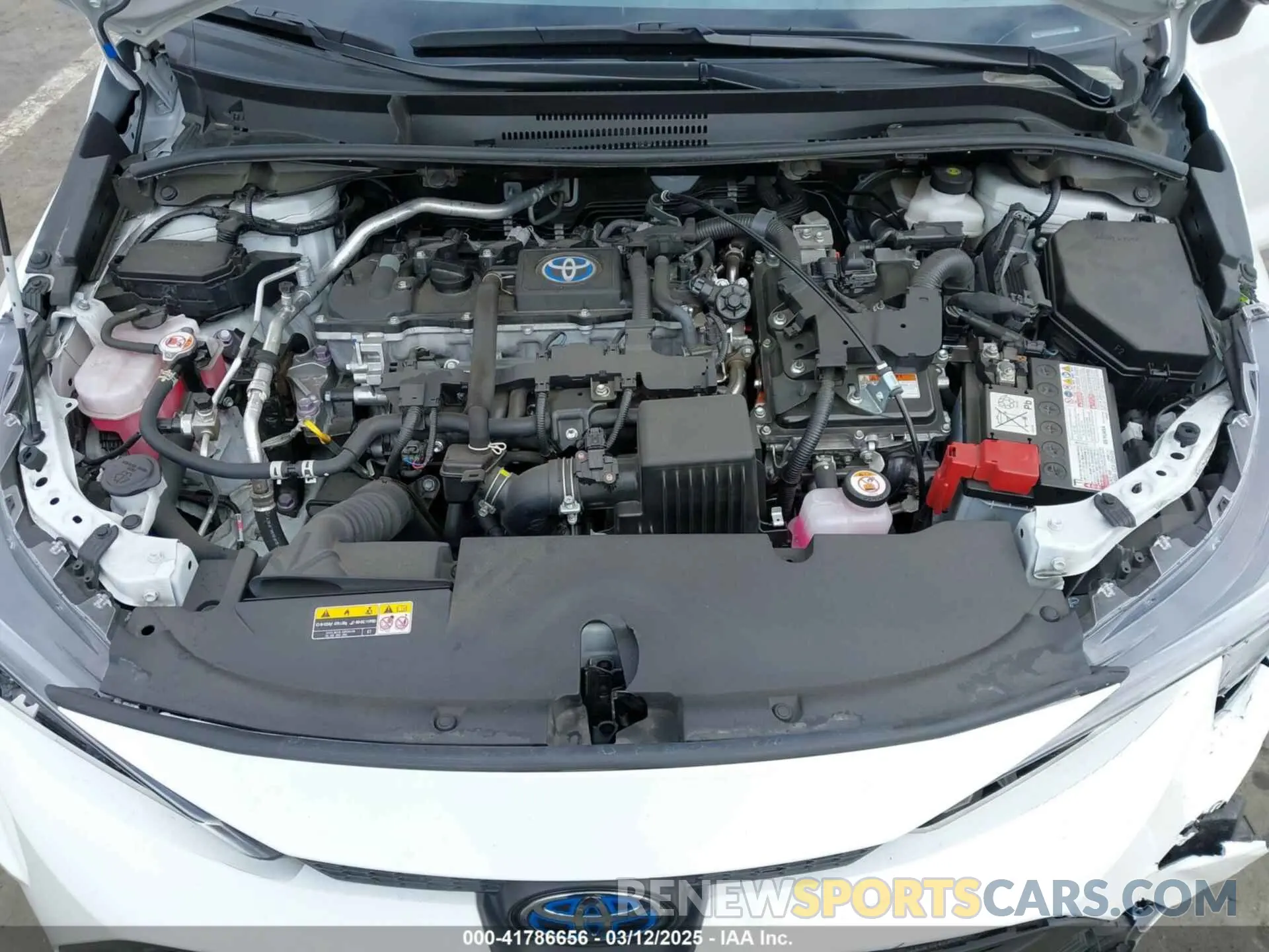 10 fotografías del automóvil dañado JTDBCMFE3PJ010097 TOYOTA COROLLA 2023