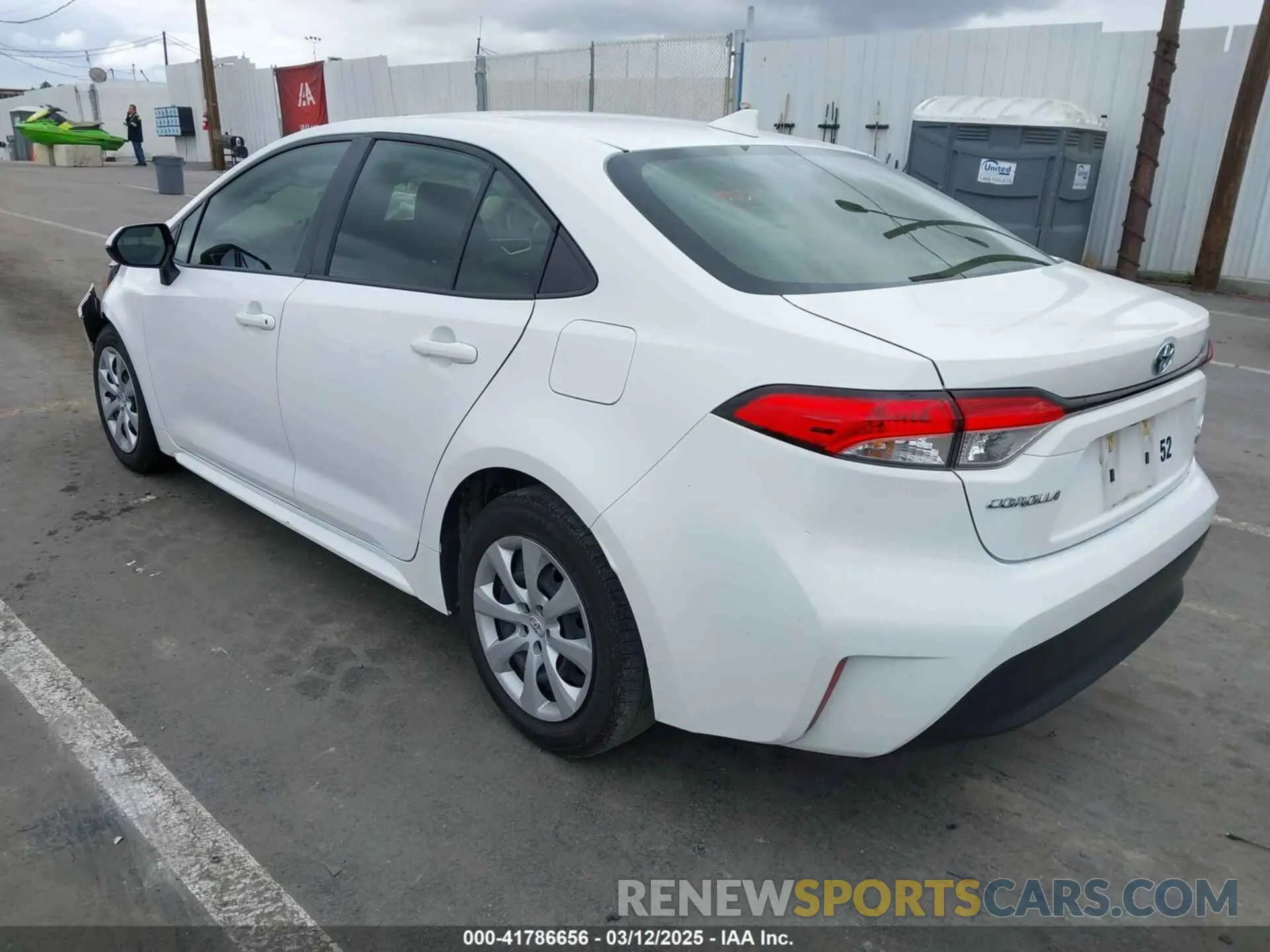3 fotografías del automóvil dañado JTDBCMFE3PJ010097 TOYOTA COROLLA 2023