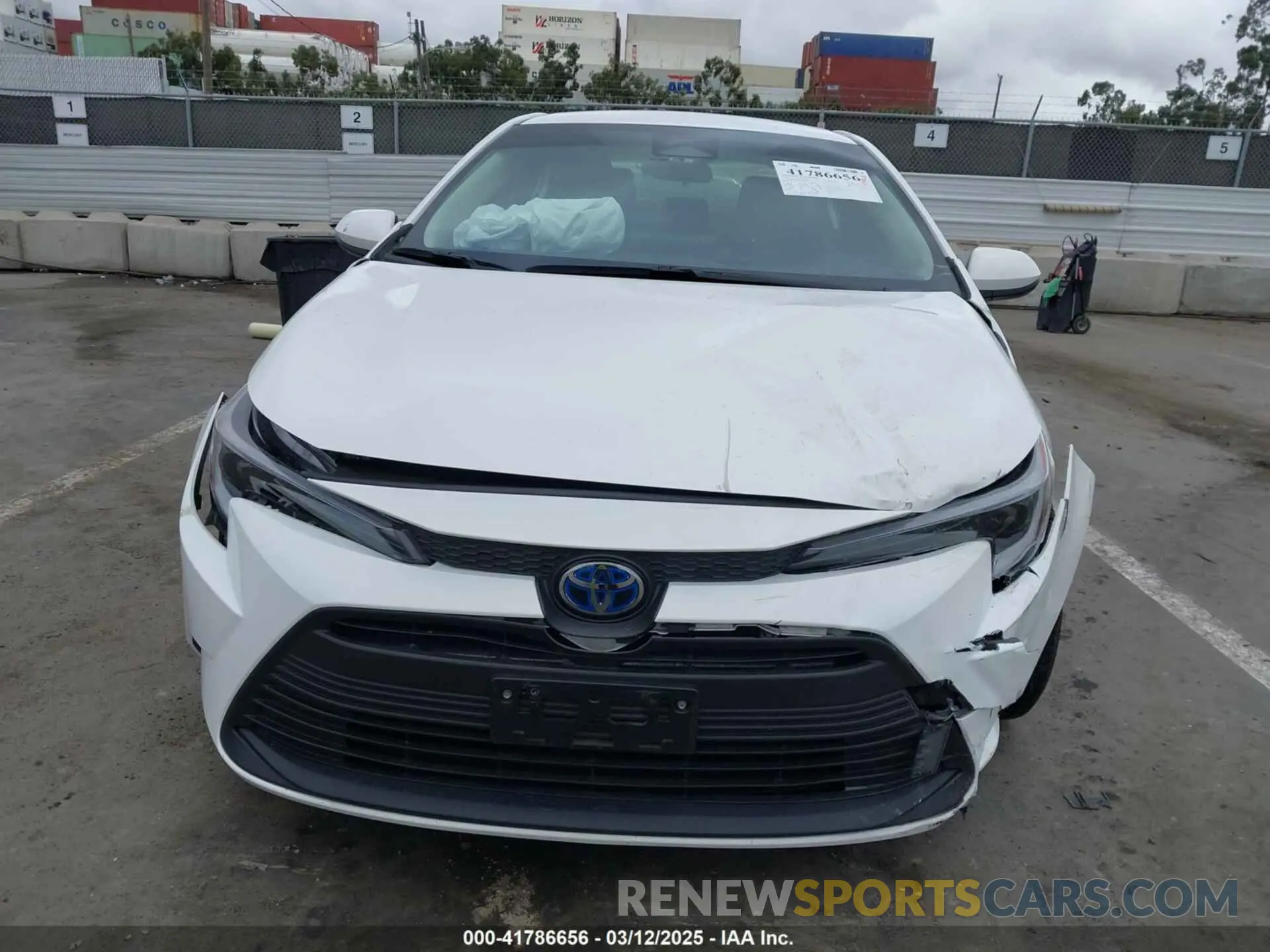 6 fotografías del automóvil dañado JTDBCMFE3PJ010097 TOYOTA COROLLA 2023
