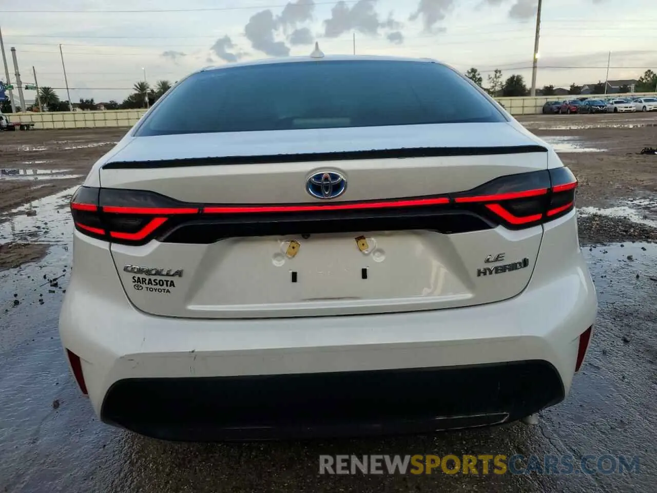 6 fotografías del automóvil dañado JTDBCMFE3PJ011296 TOYOTA COROLLA 2023