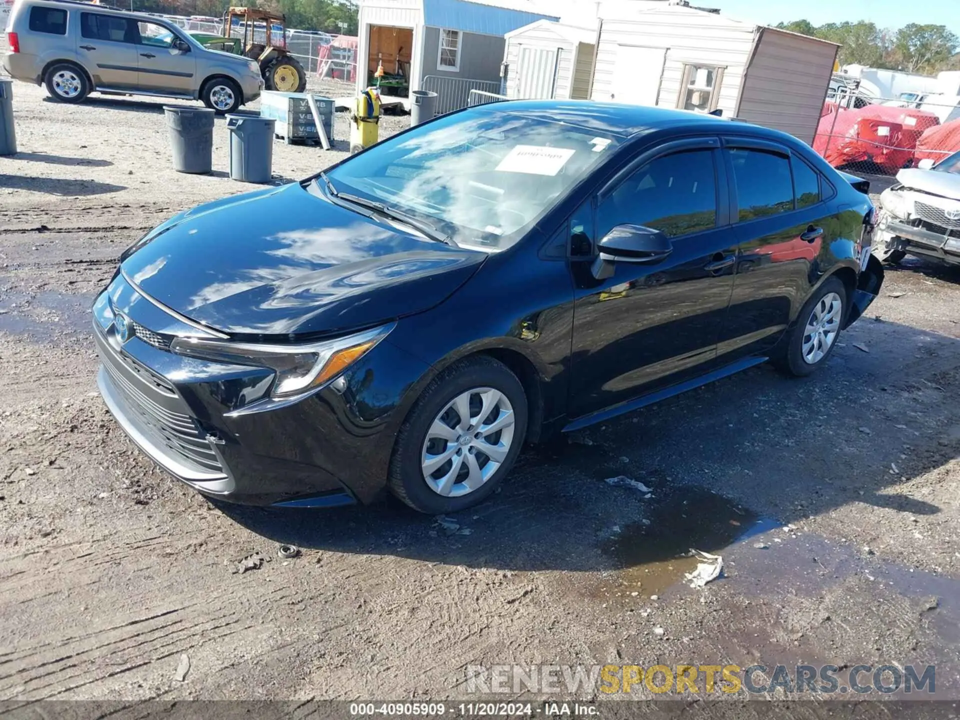 2 fotografías del automóvil dañado JTDBCMFE4P3002322 TOYOTA COROLLA 2023