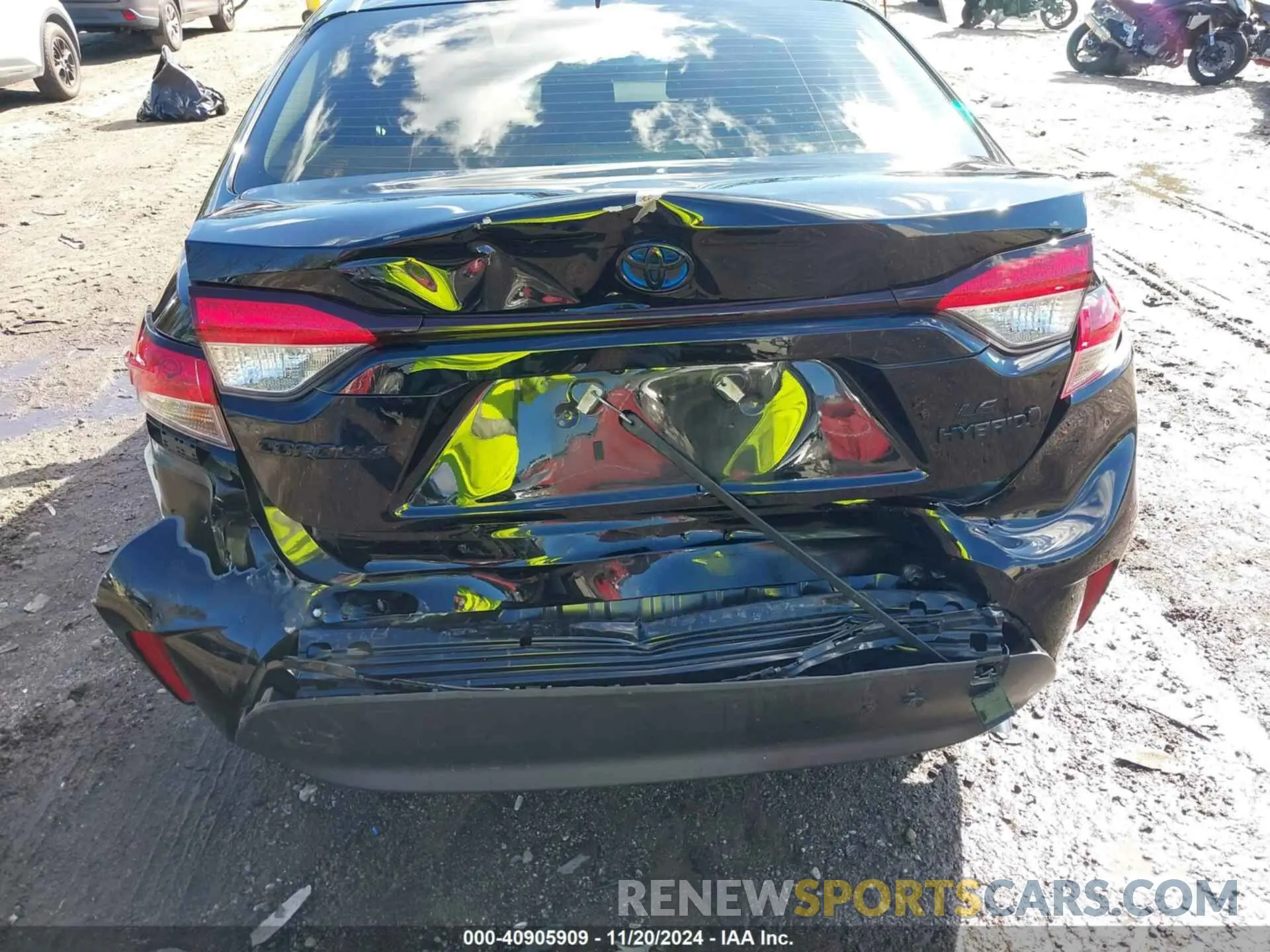 6 fotografías del automóvil dañado JTDBCMFE4P3002322 TOYOTA COROLLA 2023