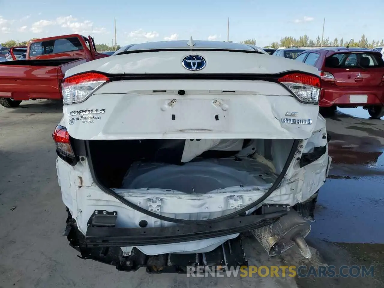 6 fotografías del automóvil dañado JTDBCMFE4P3006113 TOYOTA COROLLA 2023