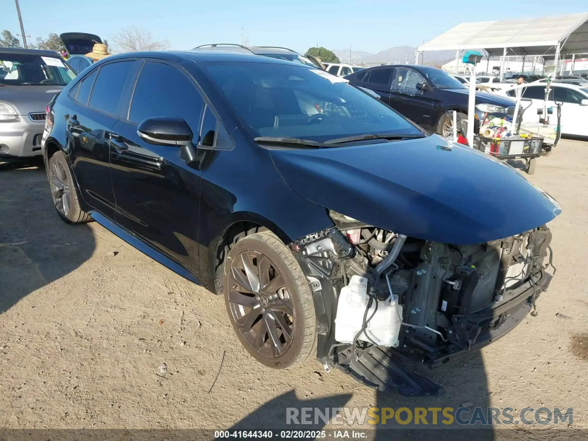 1 fotografías del automóvil dañado JTDBCMFE4P3015622 TOYOTA COROLLA 2023