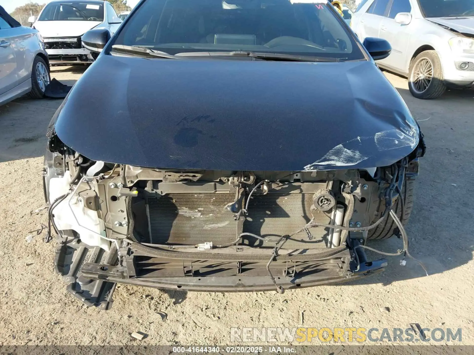 6 fotografías del automóvil dañado JTDBCMFE4P3015622 TOYOTA COROLLA 2023
