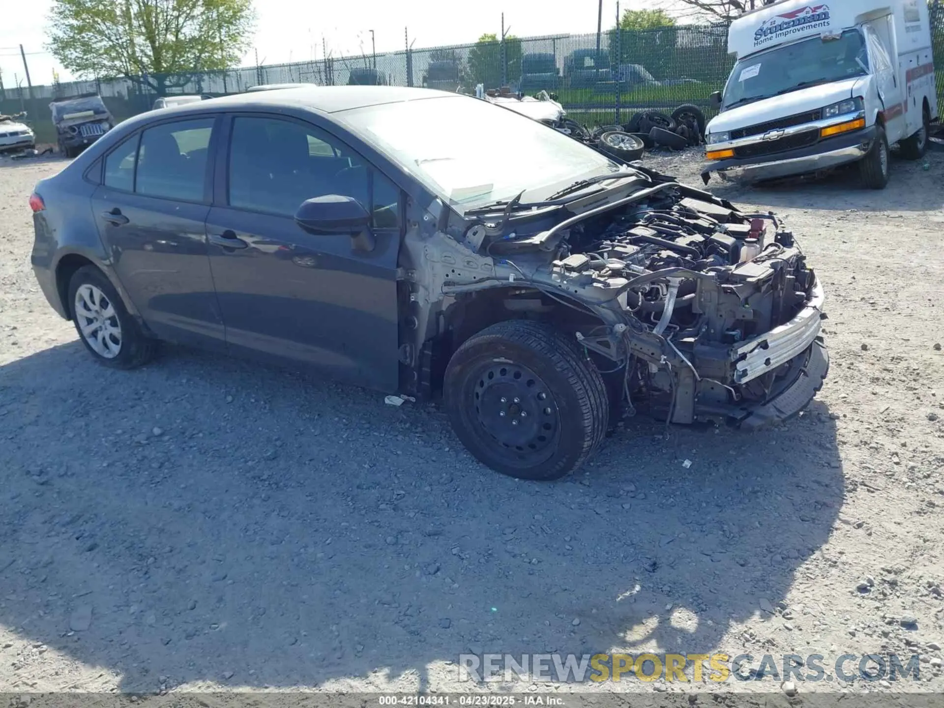 1 fotografías del automóvil dañado JTDBCMFE4P3017306 TOYOTA COROLLA 2023