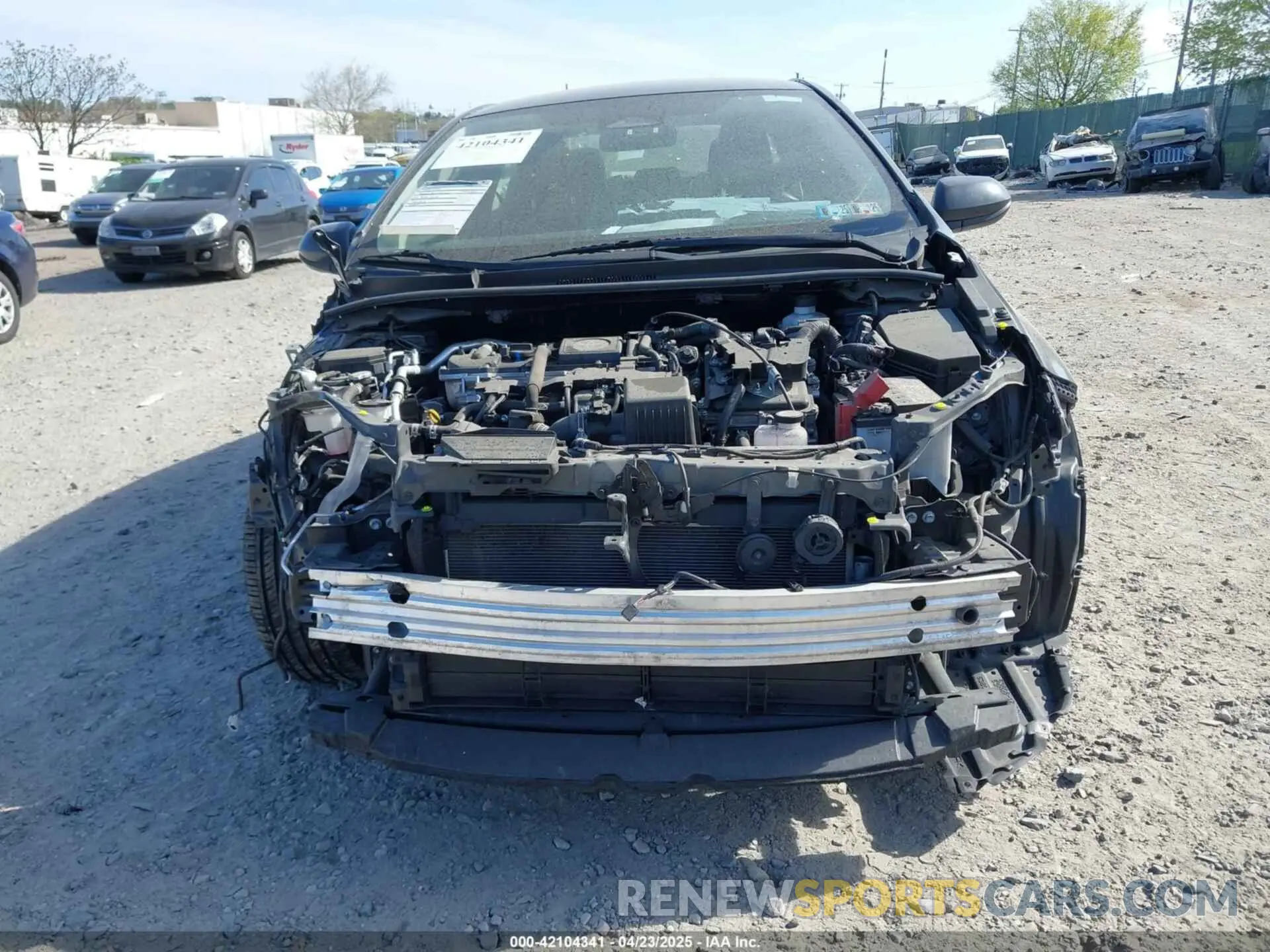 11 fotografías del automóvil dañado JTDBCMFE4P3017306 TOYOTA COROLLA 2023