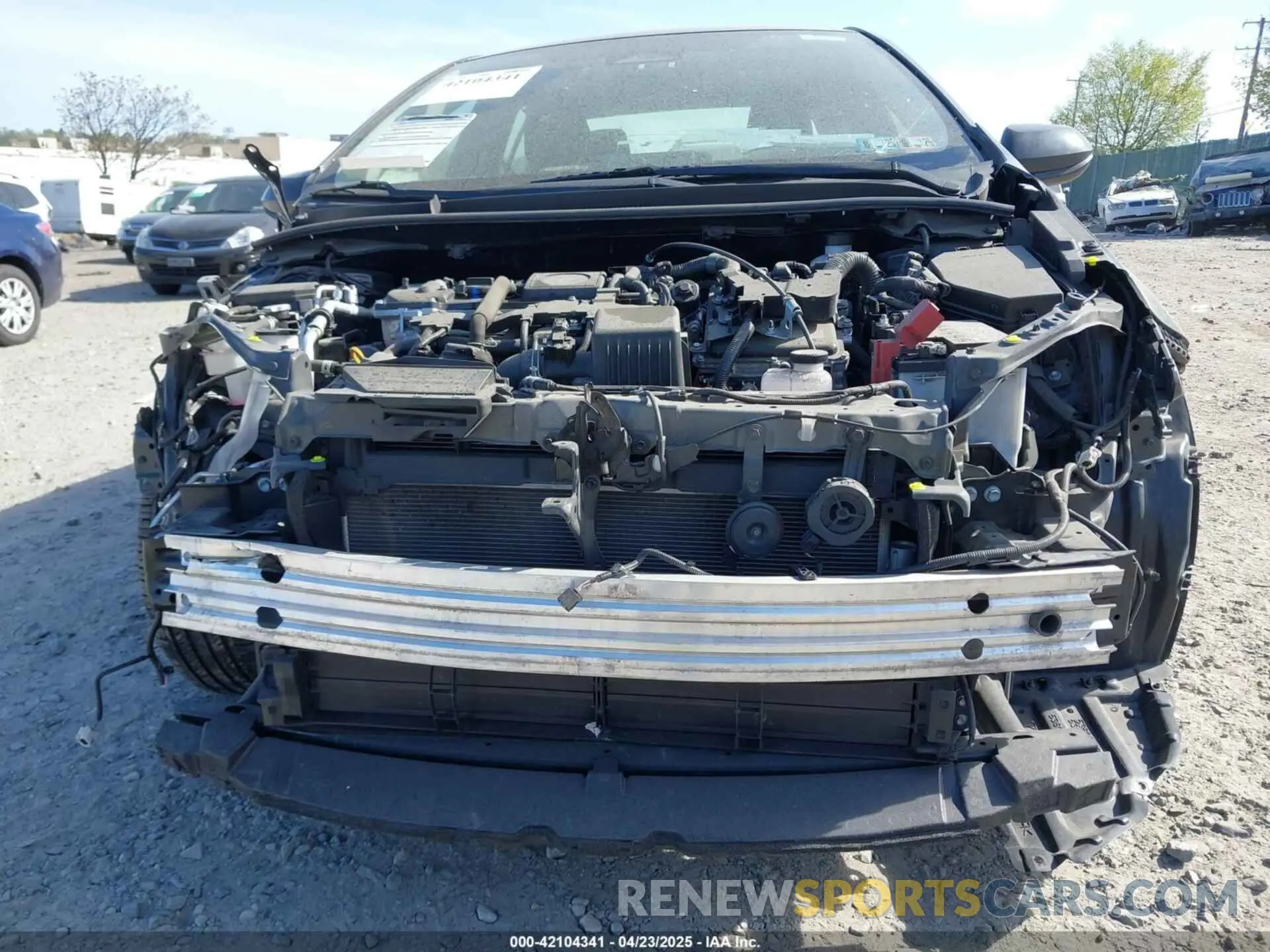 6 fotografías del automóvil dañado JTDBCMFE4P3017306 TOYOTA COROLLA 2023