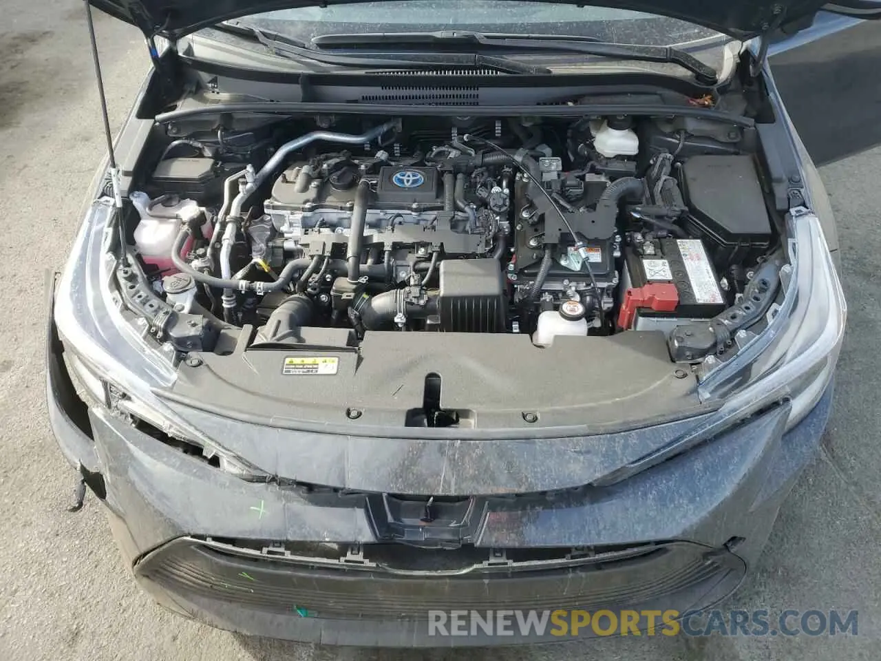 11 fotografías del automóvil dañado JTDBCMFE4P3026698 TOYOTA COROLLA 2023