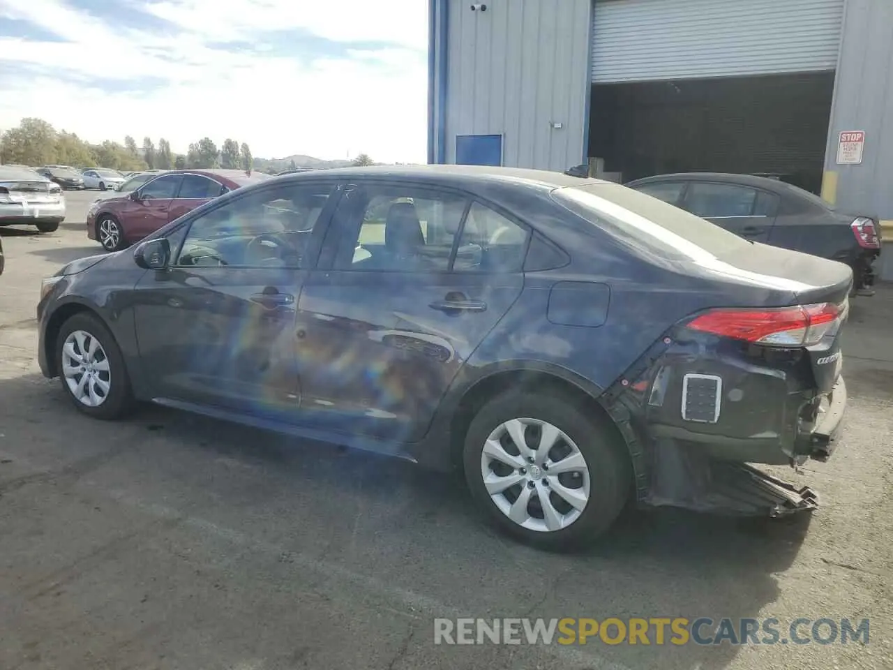 2 fotografías del automóvil dañado JTDBCMFE4P3026698 TOYOTA COROLLA 2023