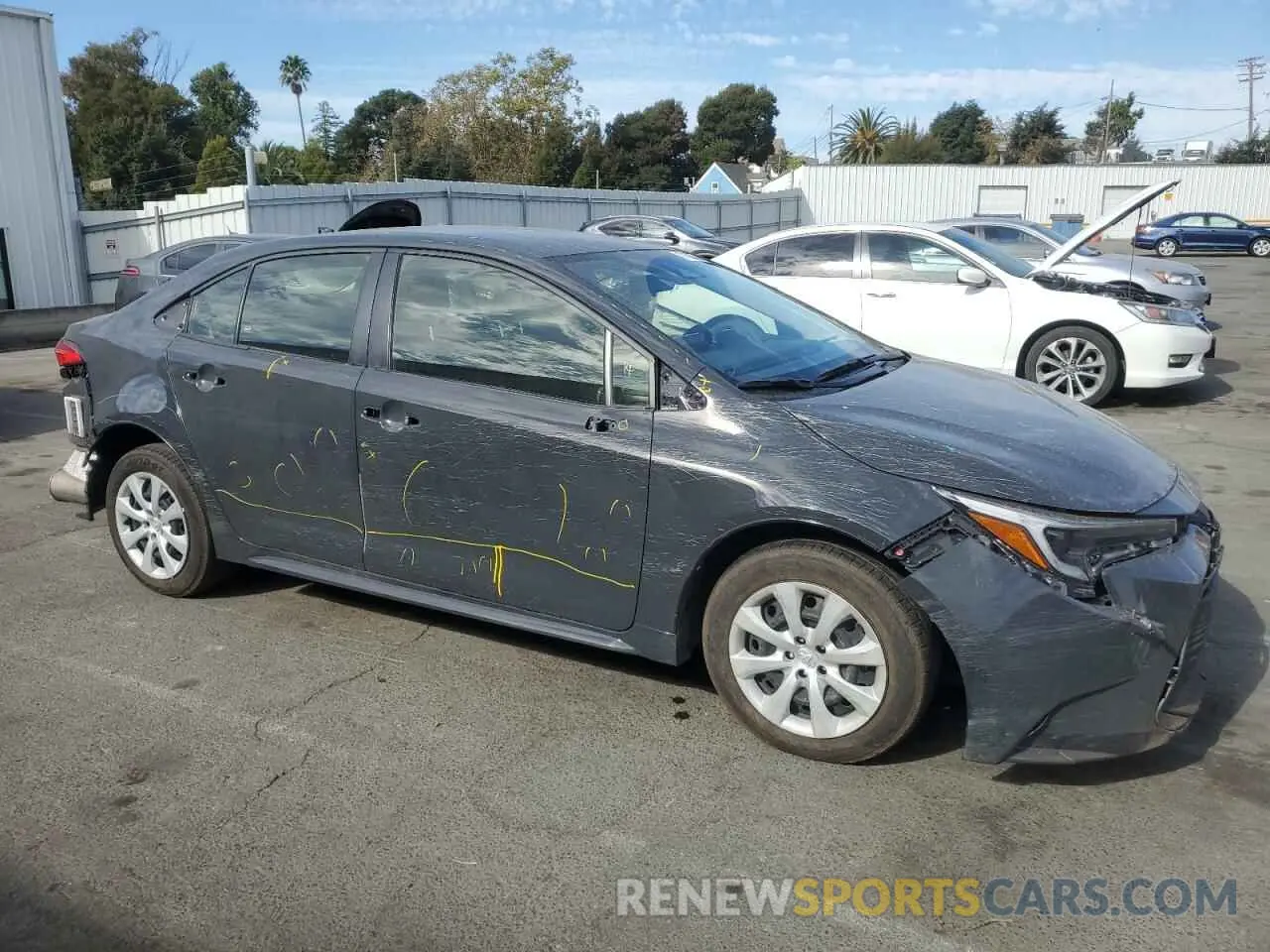 4 fotografías del automóvil dañado JTDBCMFE4P3026698 TOYOTA COROLLA 2023
