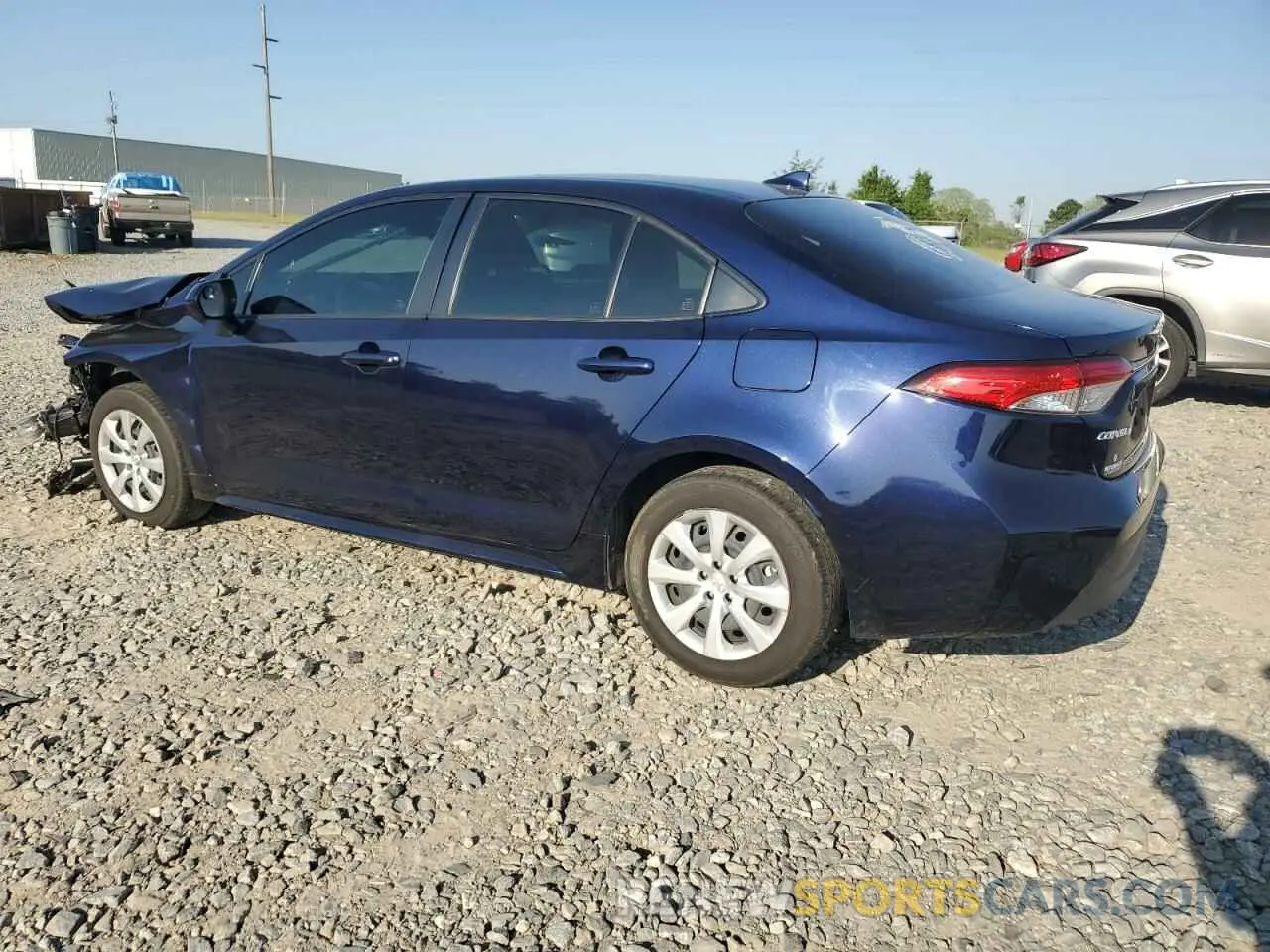 2 fotografías del automóvil dañado JTDBCMFE4PJ004020 TOYOTA COROLLA 2023