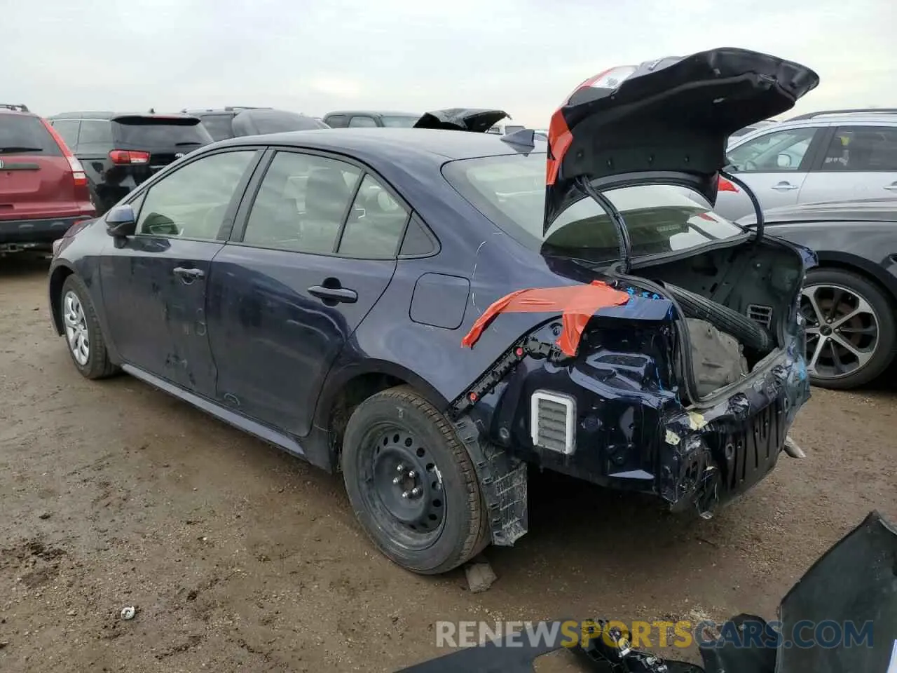 2 fotografías del automóvil dañado JTDBCMFE4PJ008472 TOYOTA COROLLA 2023