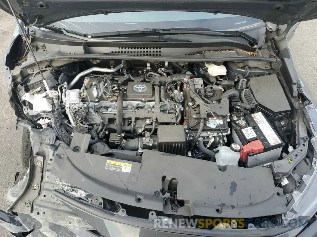11 fotografías del automóvil dañado JTDBCMFE5P3001406 TOYOTA COROLLA 2023
