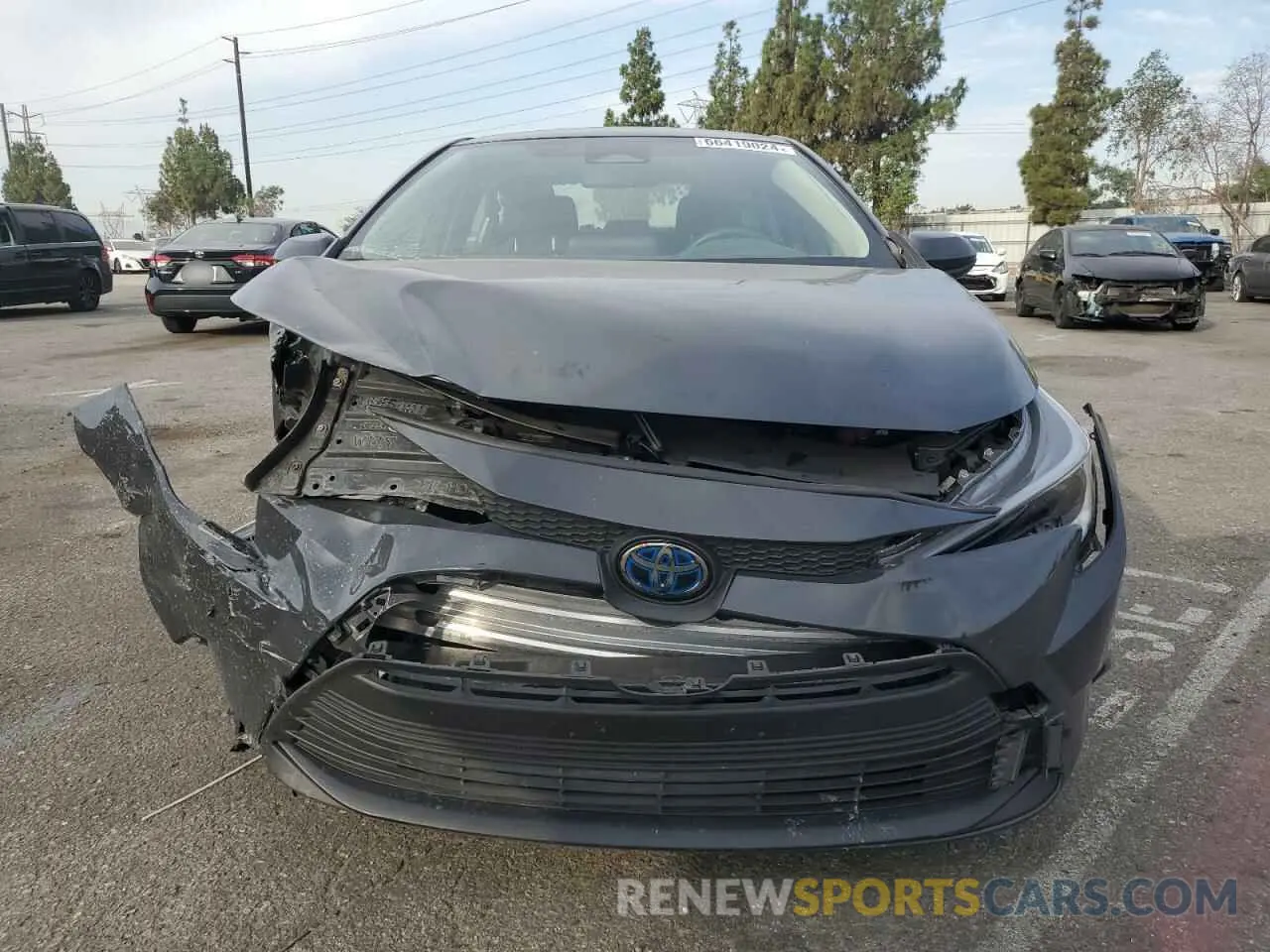 5 fotografías del automóvil dañado JTDBCMFE5P3001406 TOYOTA COROLLA 2023