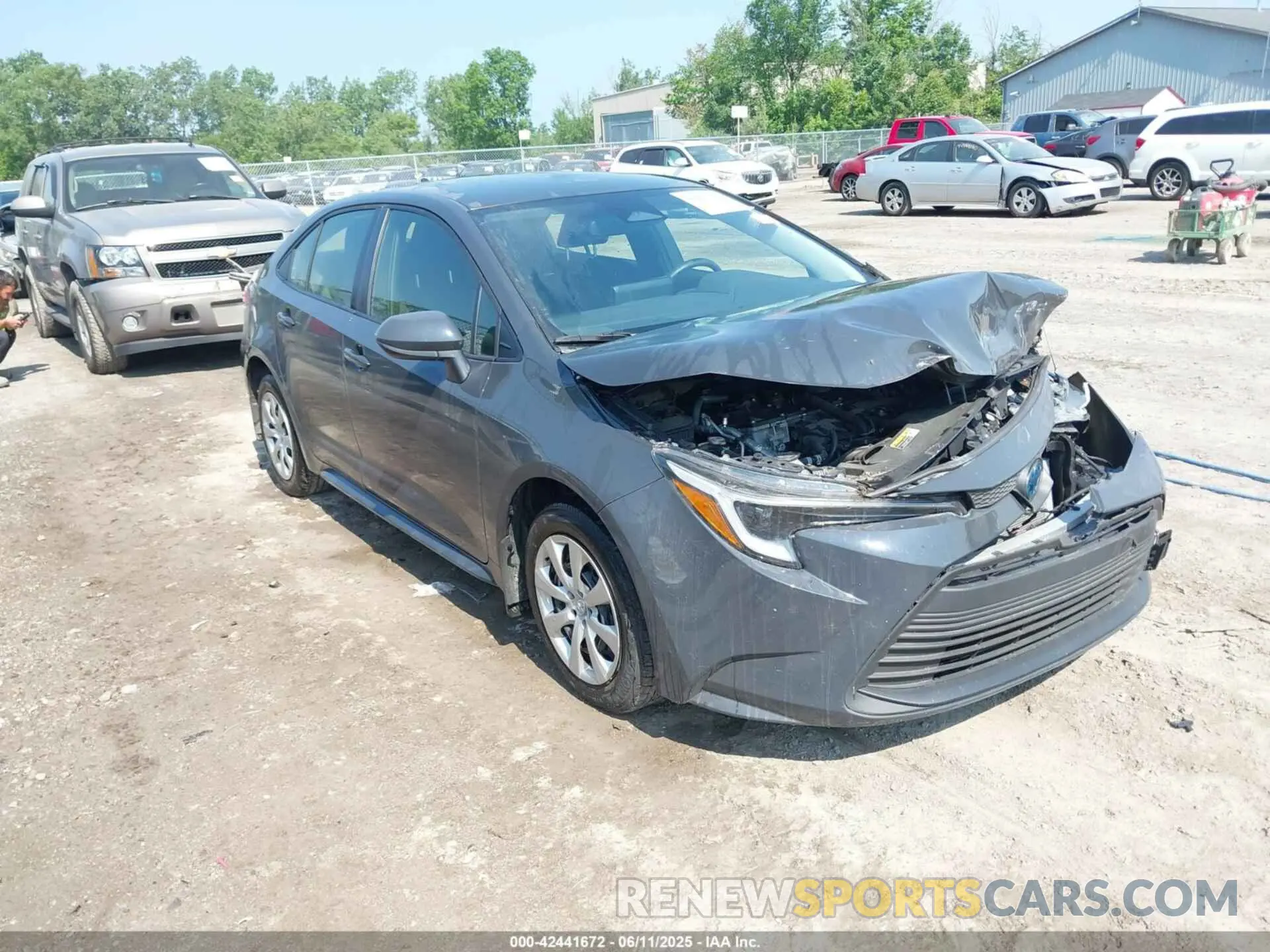 1 fotografías del automóvil dañado JTDBCMFE5P3001549 TOYOTA COROLLA 2023