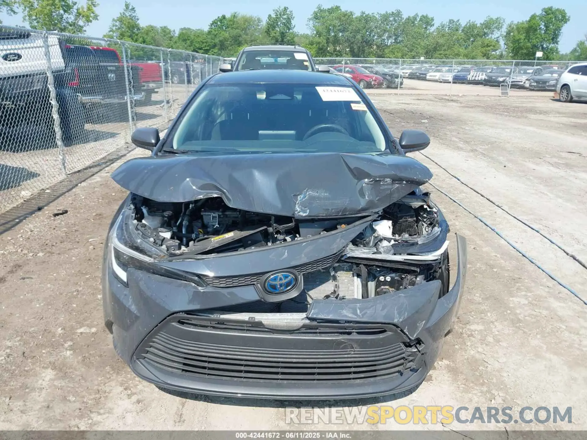 12 fotografías del automóvil dañado JTDBCMFE5P3001549 TOYOTA COROLLA 2023