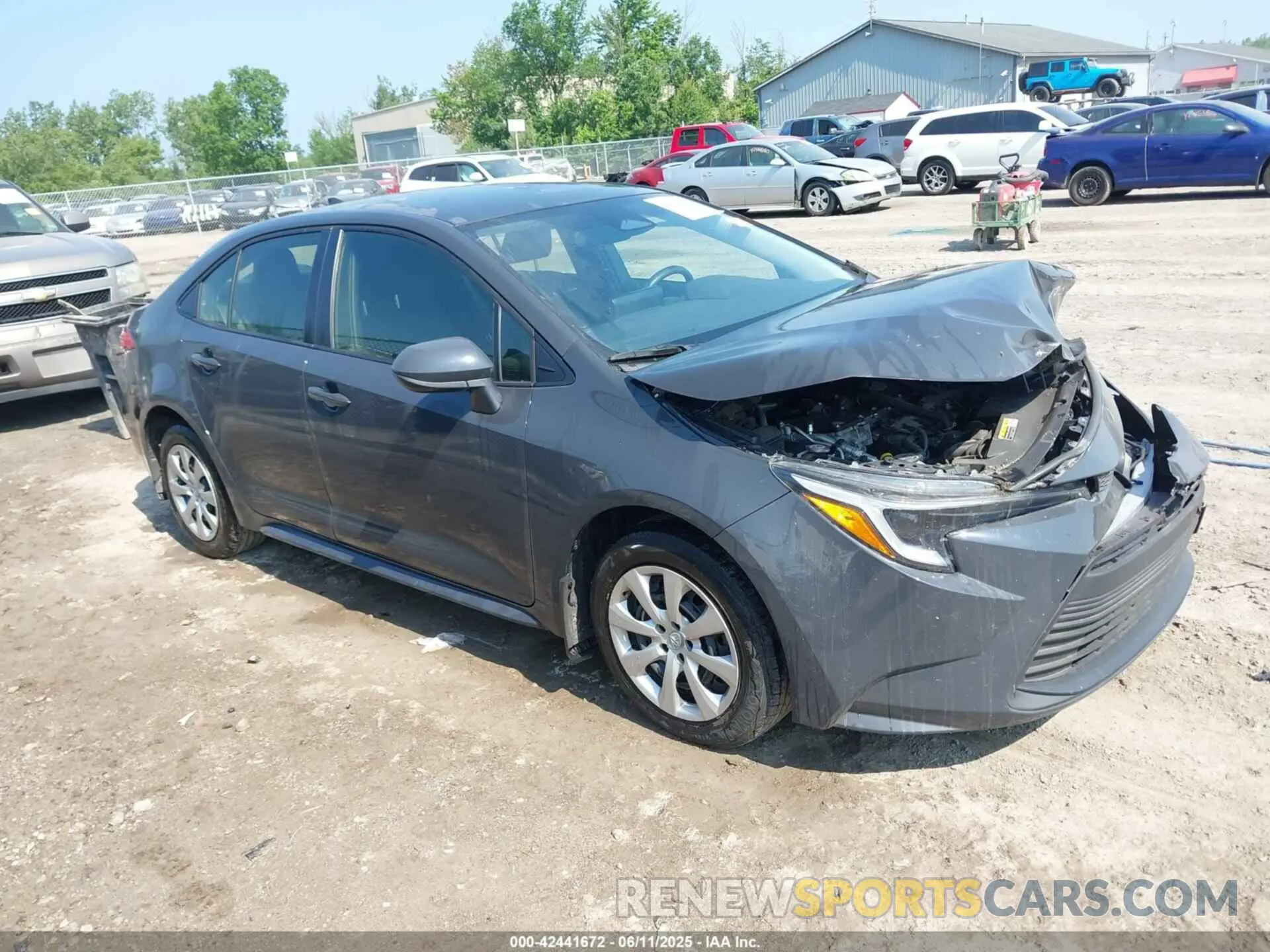 13 fotografías del automóvil dañado JTDBCMFE5P3001549 TOYOTA COROLLA 2023