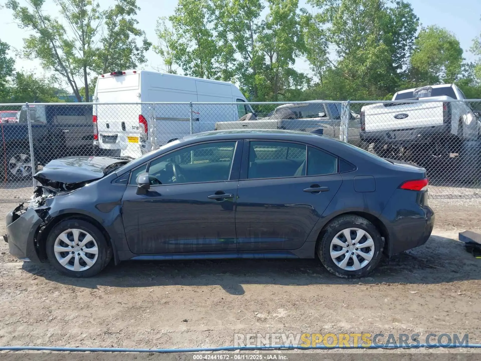 14 fotografías del automóvil dañado JTDBCMFE5P3001549 TOYOTA COROLLA 2023