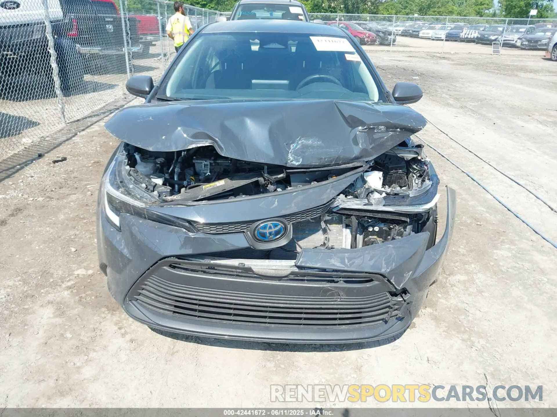 6 fotografías del automóvil dañado JTDBCMFE5P3001549 TOYOTA COROLLA 2023