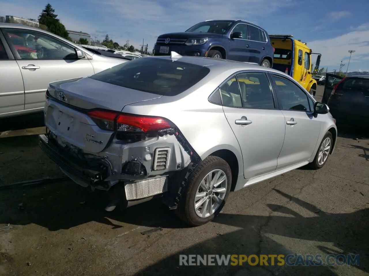 3 fotografías del automóvil dañado JTDBCMFE5P3008890 TOYOTA COROLLA 2023